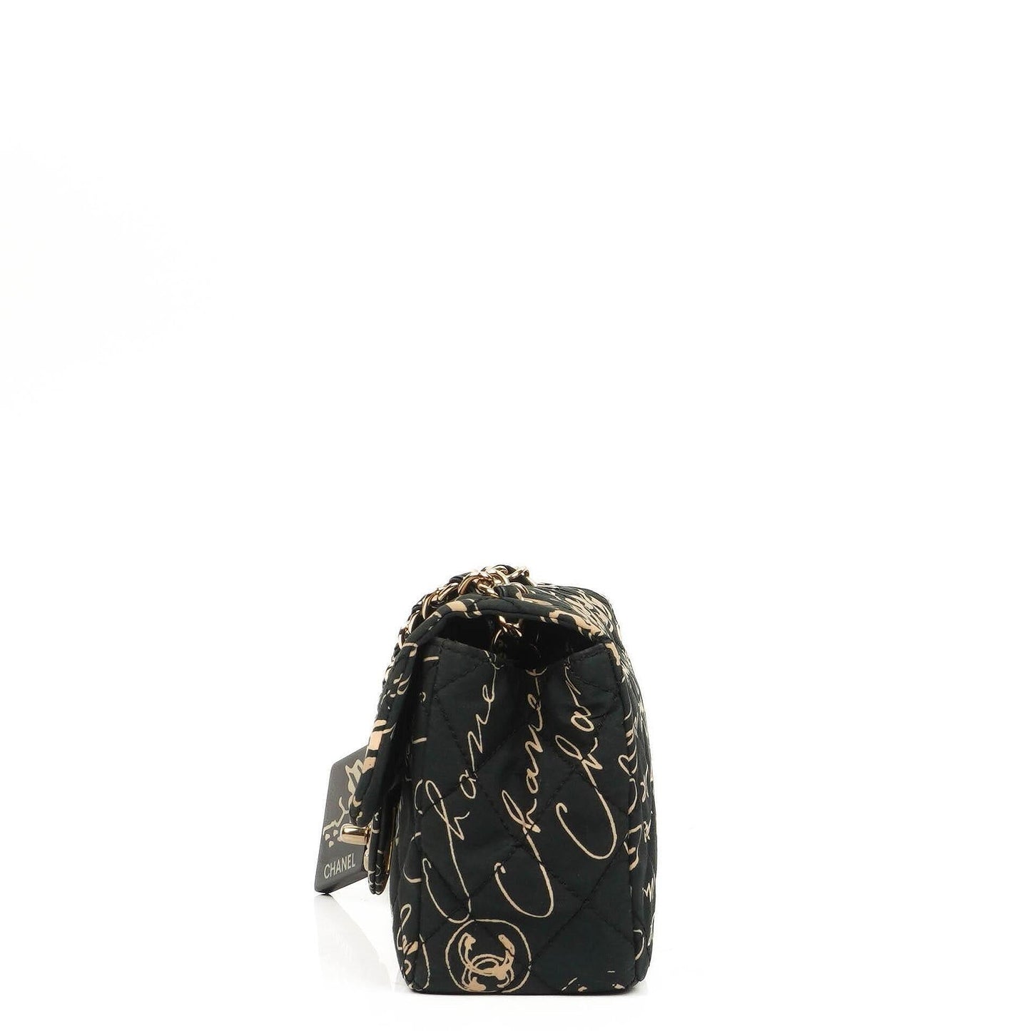 Chanel Mini Rectangular Printed Cambon Single Flap Bag With 24K Gold Plated Hardware