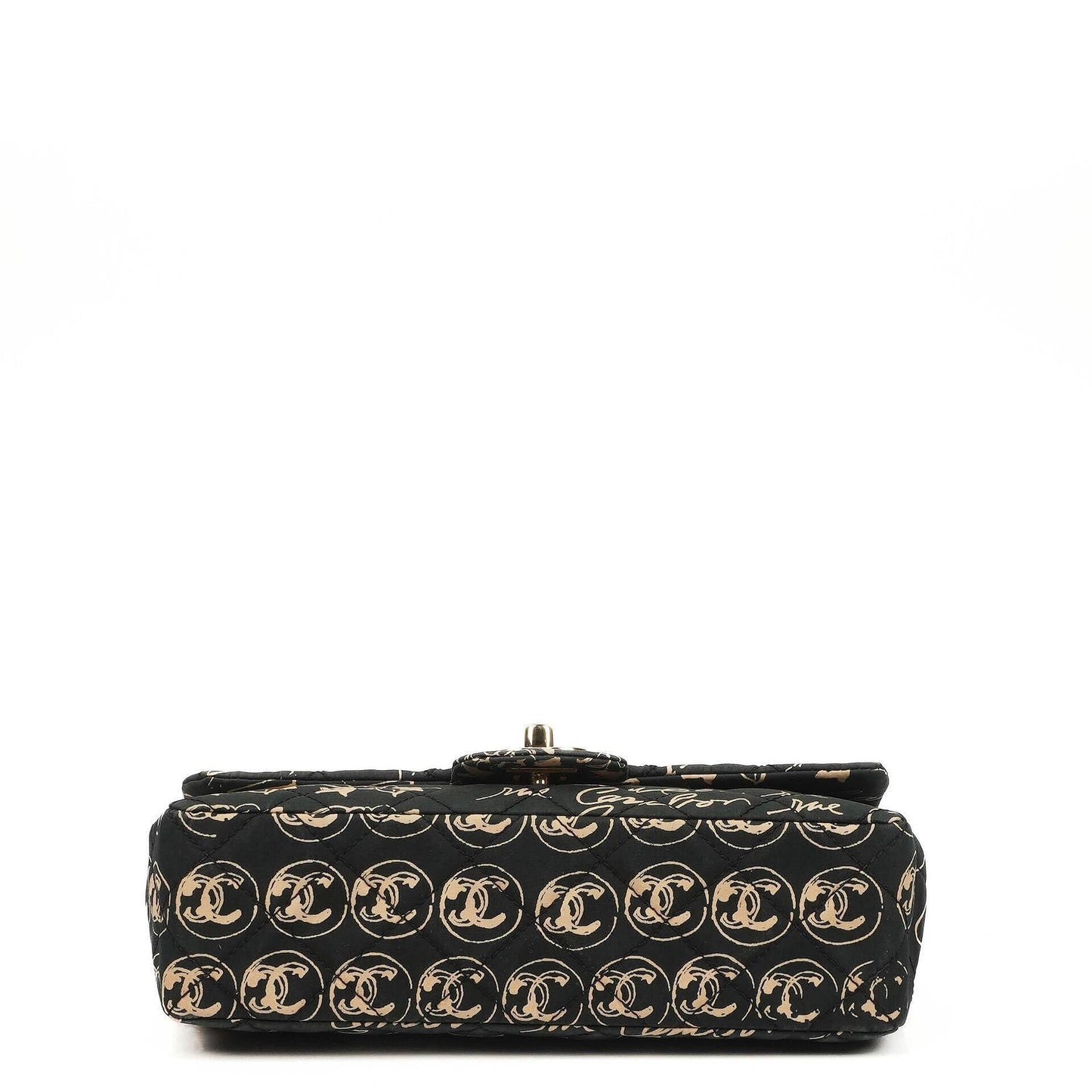 Chanel Mini Rectangular Printed Cambon Single Flap Bag With 24K Gold Plated Hardware