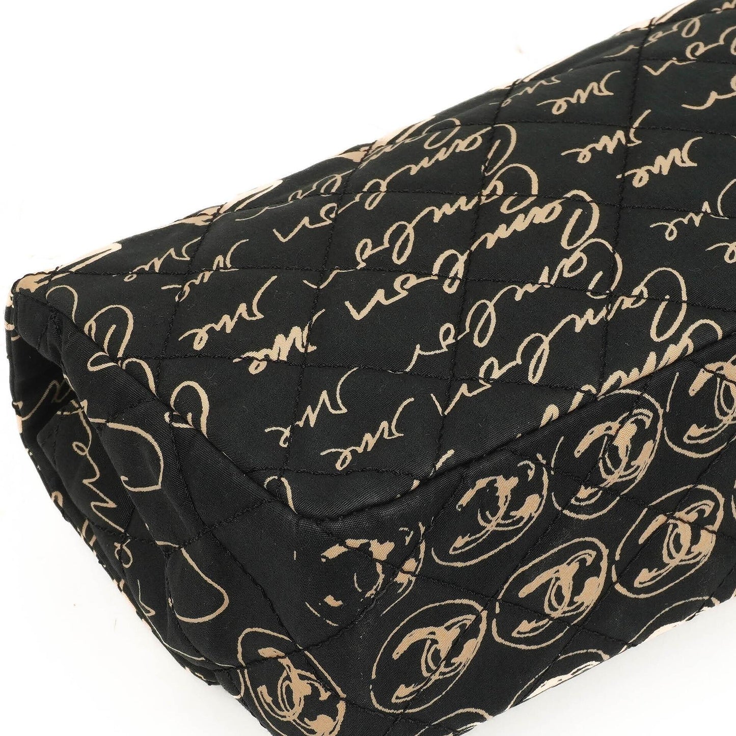 Chanel Mini Rectangular Printed Cambon Single Flap Bag With 24K Gold Plated Hardware