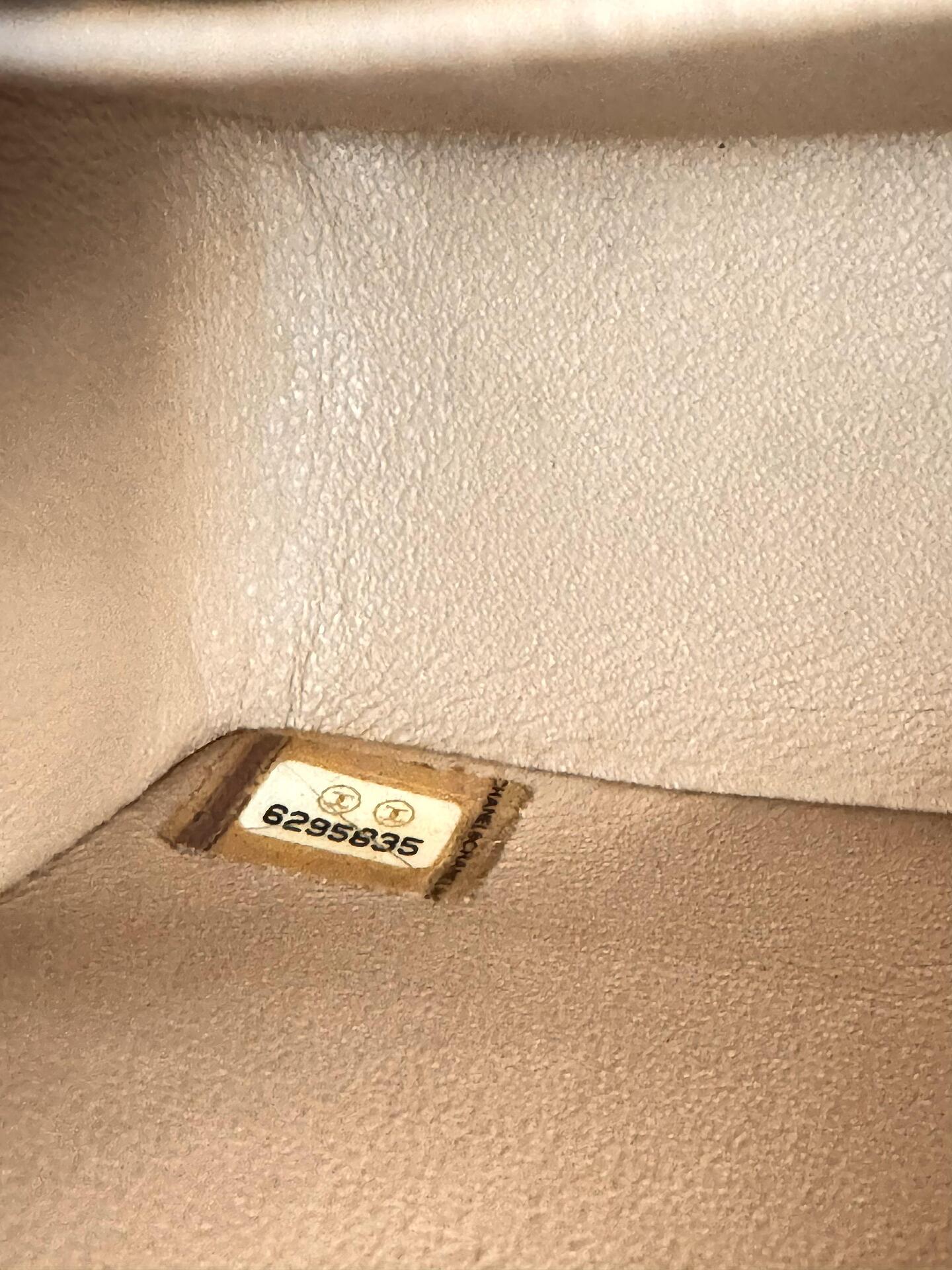 Chanel Mini Square Classic Flap Bag Beige Quilted Lambskin With Silver-Tone Hardware