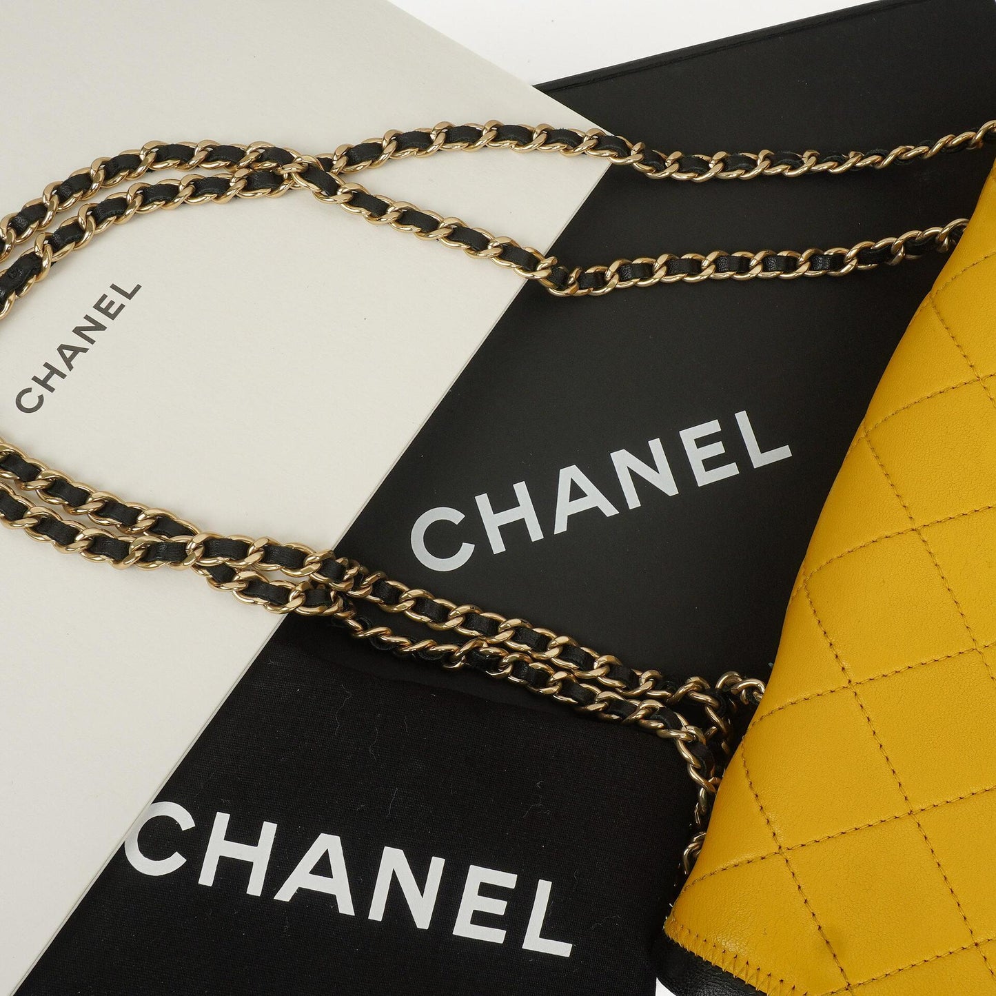 Chanel Multicolor Lambskin Tri-Color Medium Graphic Flap Bag