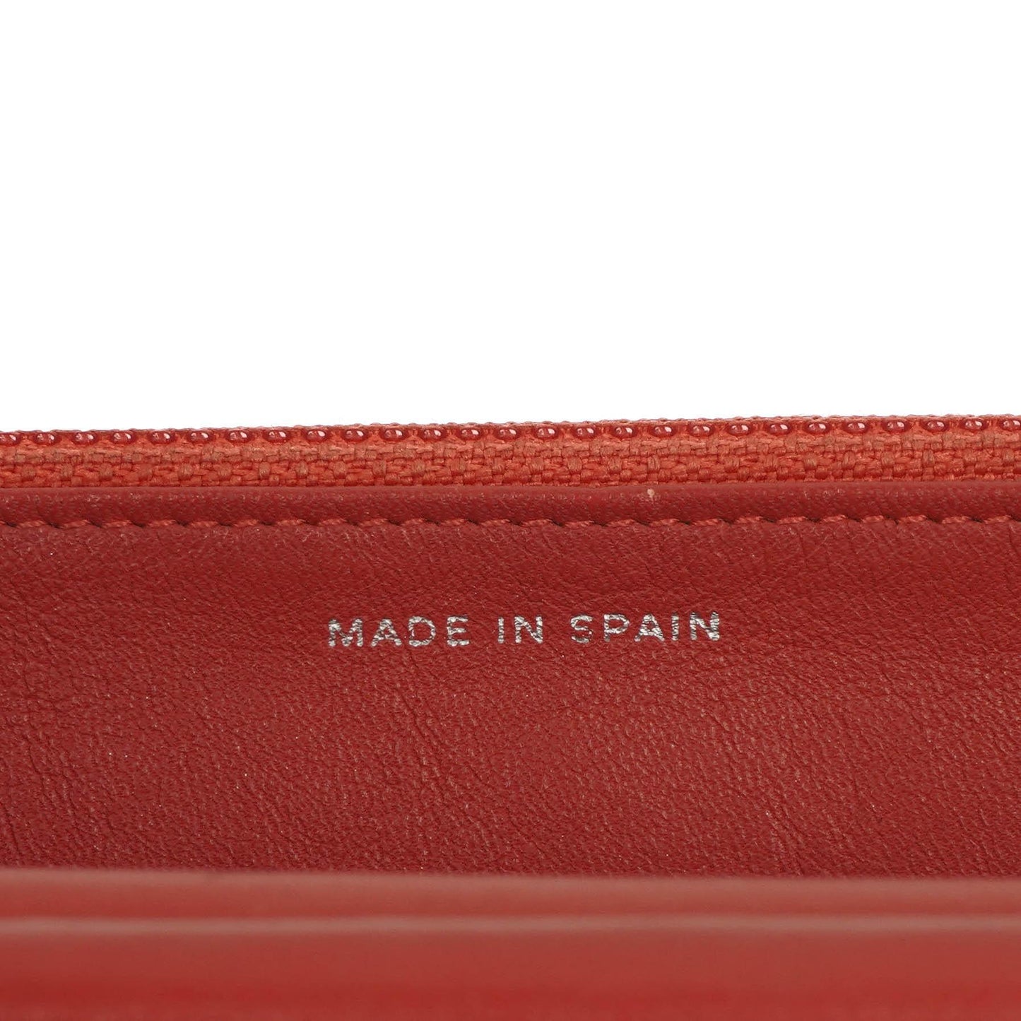 Chanel Wallet On Chain WOC Orange Quilted Patent Leather With Pink CC Logo And Silver Hardware
