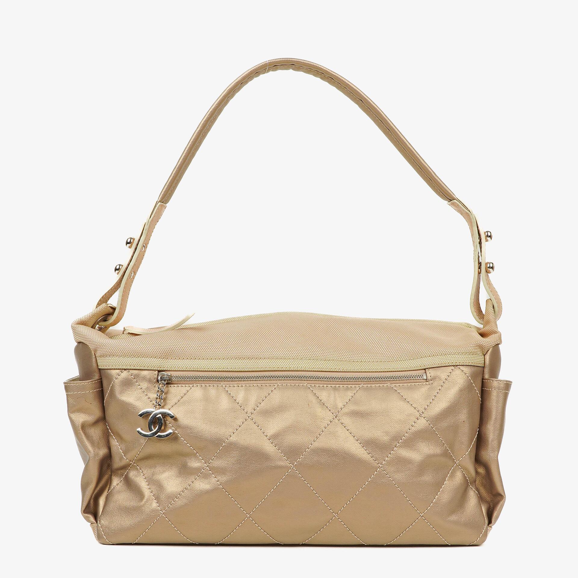 Chanel Paris-Biarritz Gold Hobo Bag