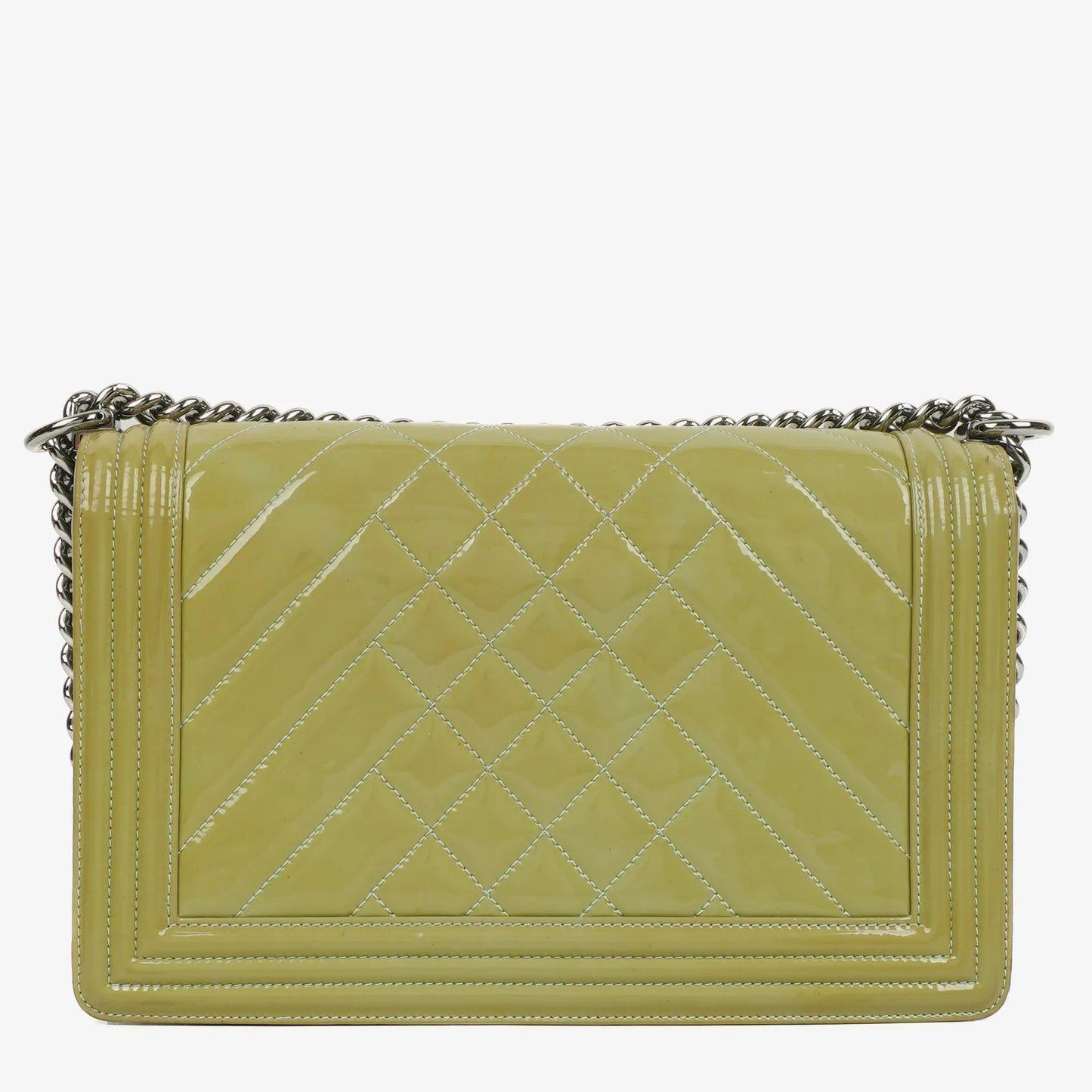 Chanel Patent Leather Boy Flap Bag