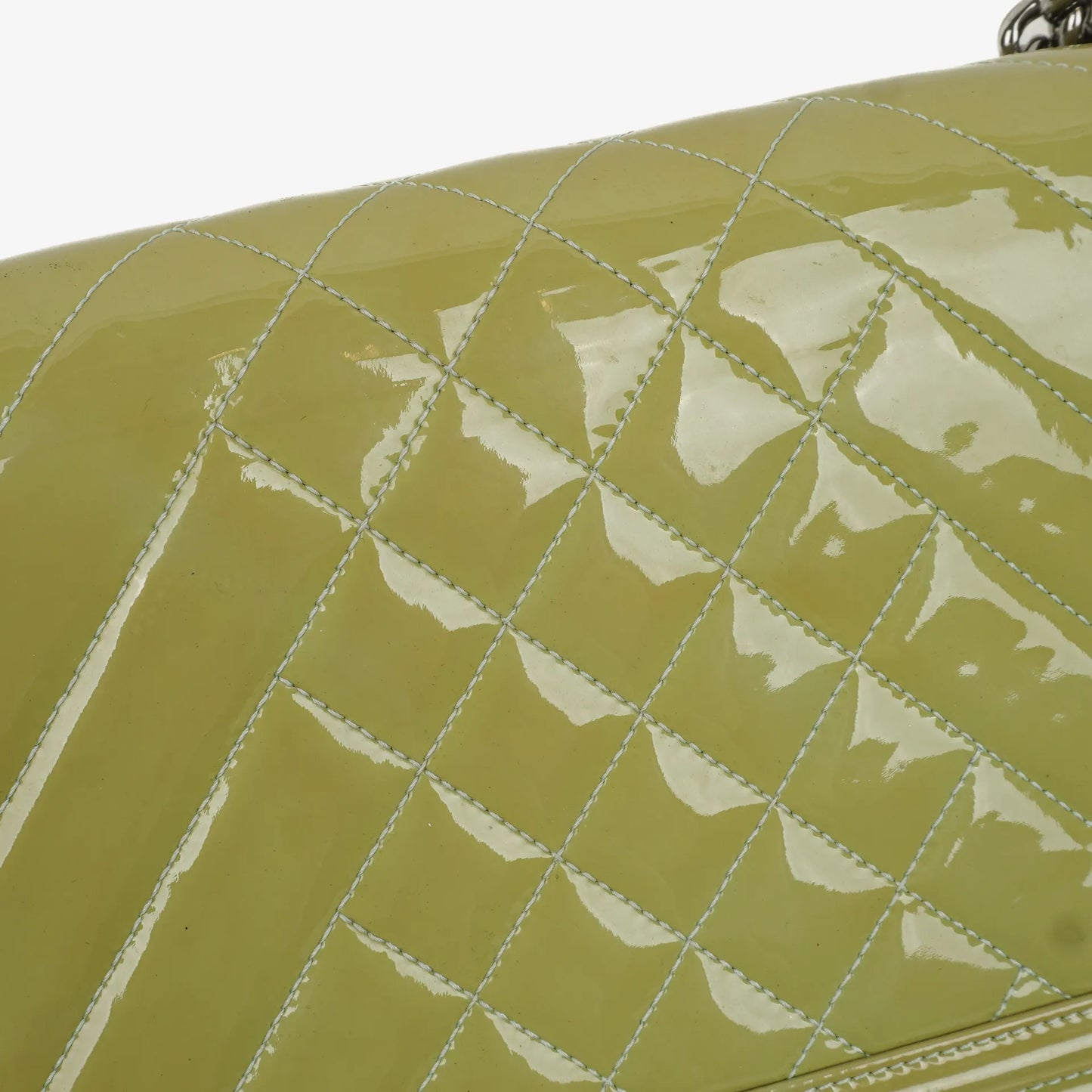 Chanel Patent Leather Boy Flap Bag