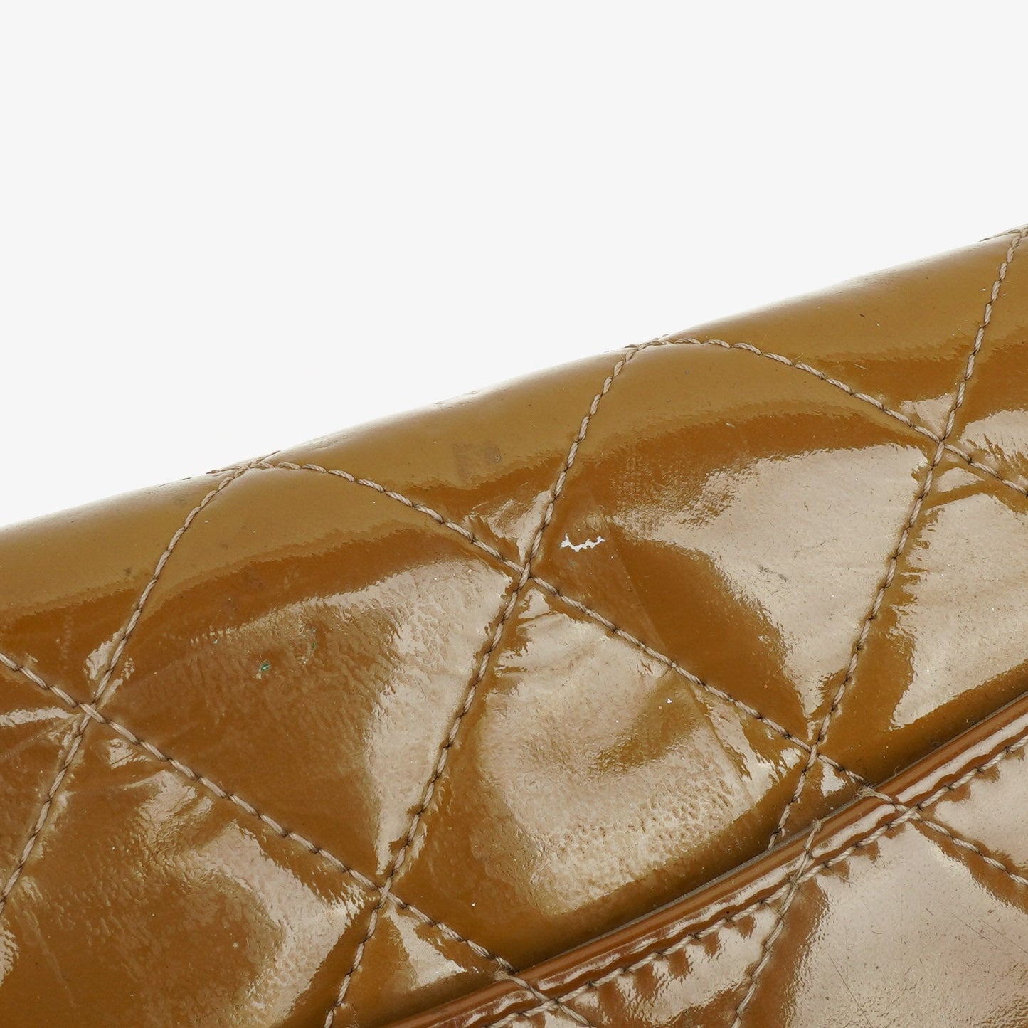 Chanel Patent Quilted Wallet On Chain WOC