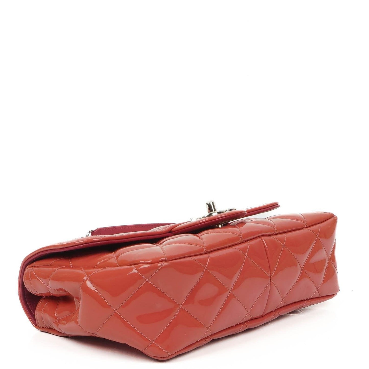 Chanel Pink Patent Calfskin Classic Mini Flap Bag