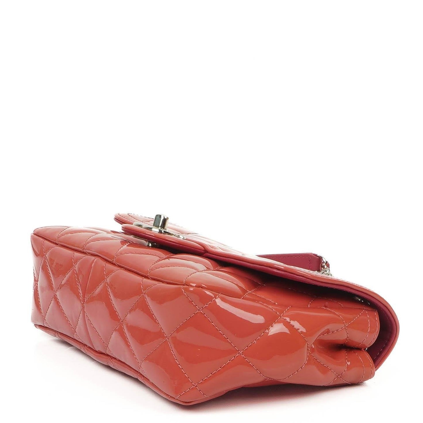 Chanel Pink Patent Calfskin Classic Mini Flap Bag