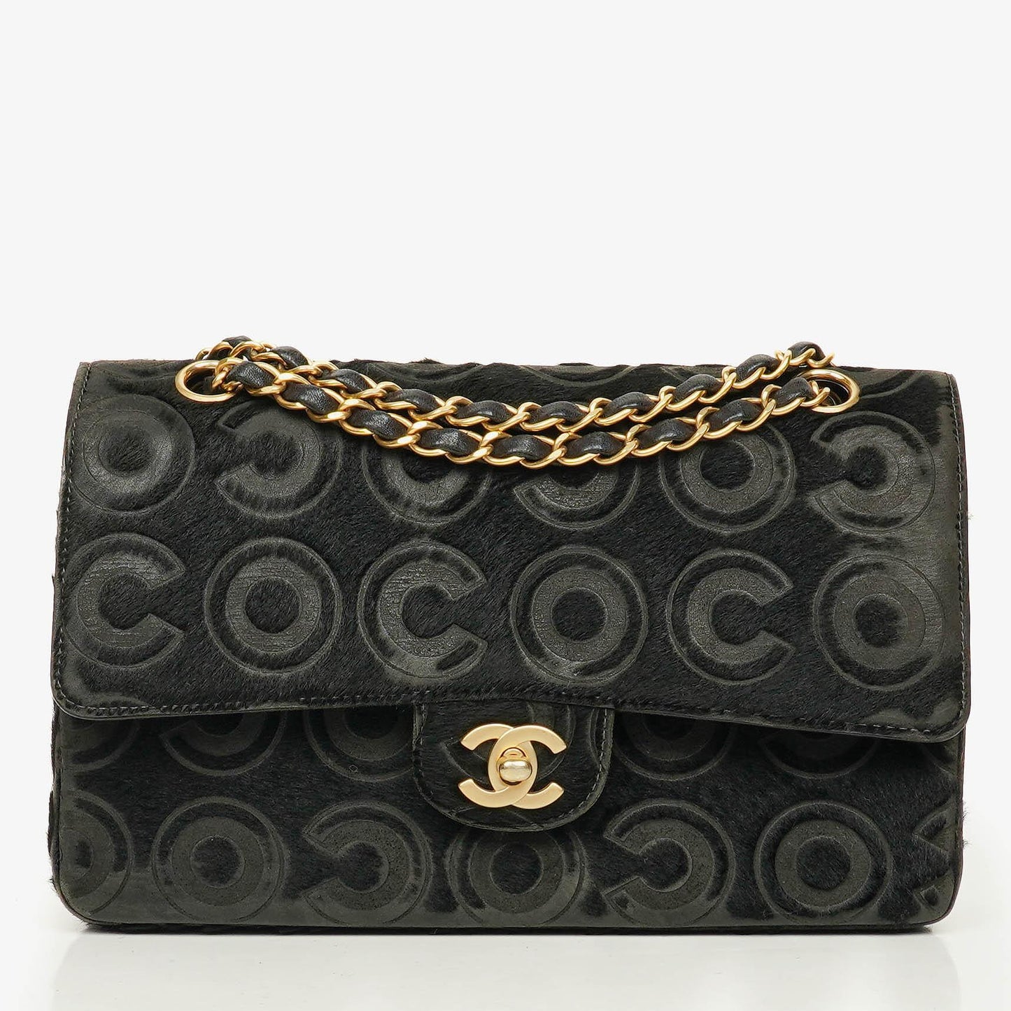 Chanel Ponyhair Double Flap Bag