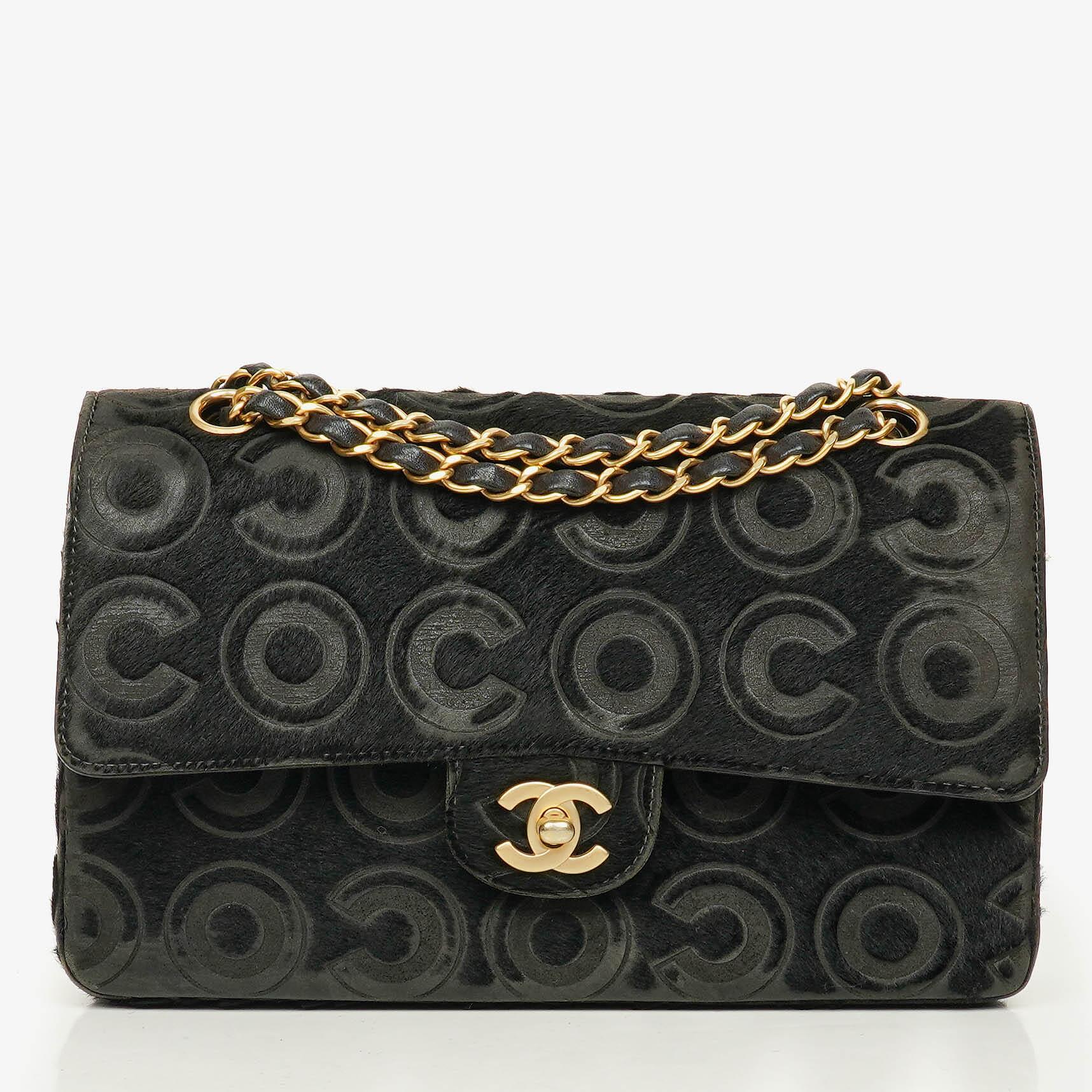 Chanel Ponyhair Double Flap Bag