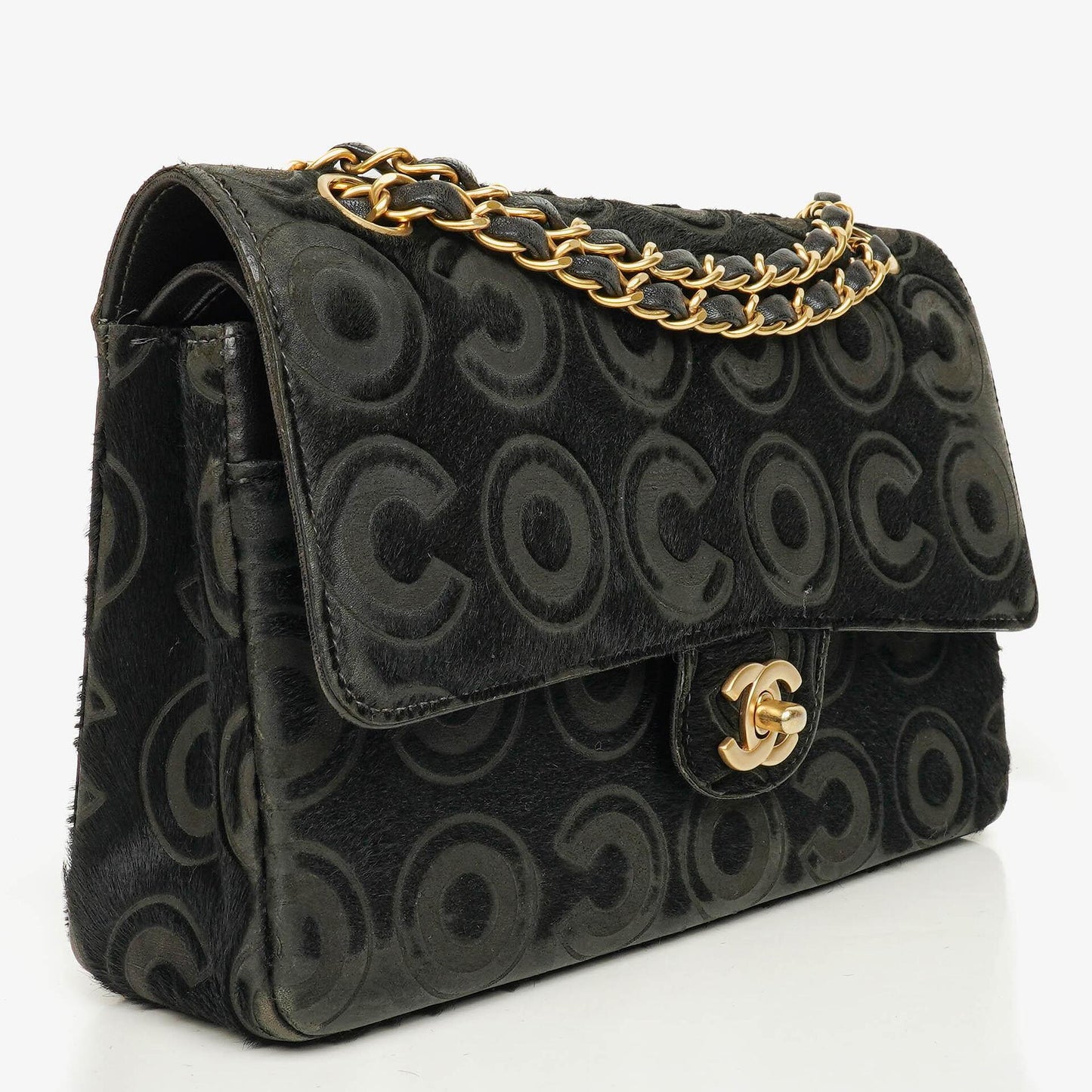 Chanel Ponyhair Double Flap Bag