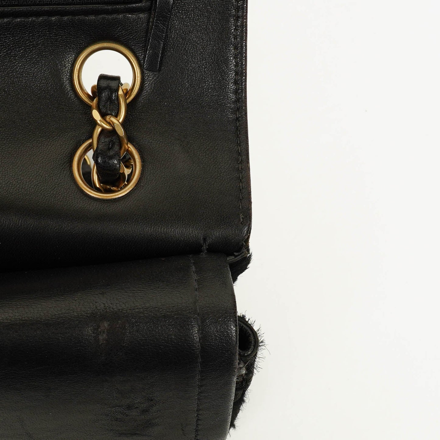 Chanel Ponyhair Double Flap Bag