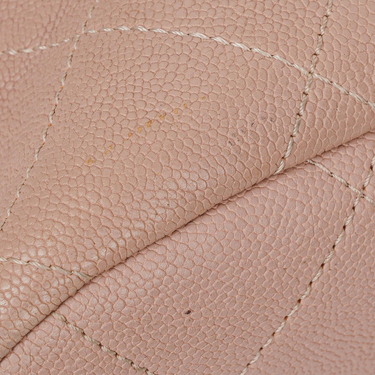 Chanel Quilted Caviar Shopping Tote Bag