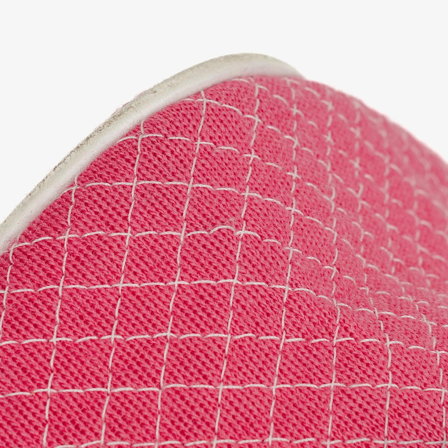 Chanel Quilted Jersey Pink White Single Flap Bag