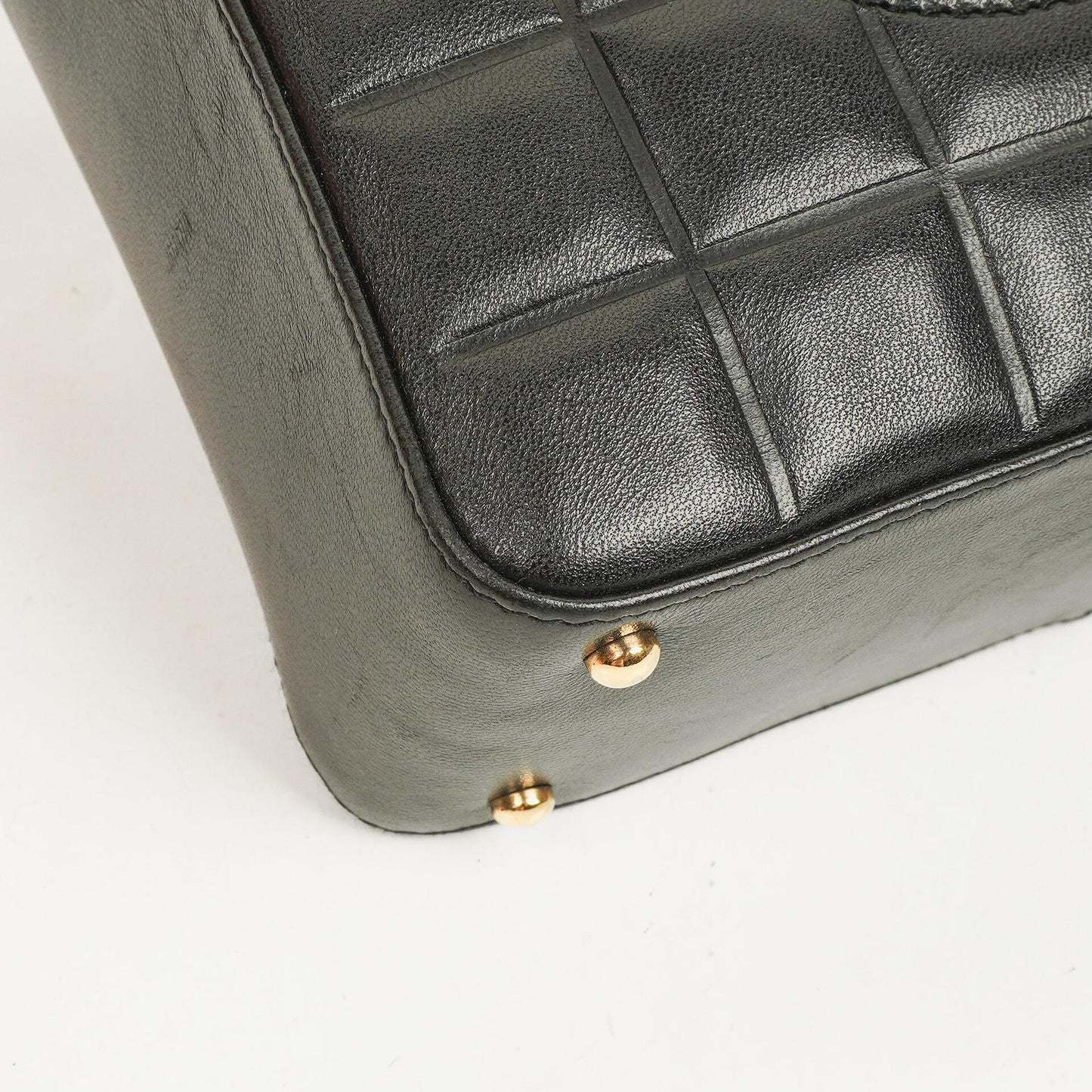 Chanel Quilted Lambskin Black Chocolate Bar Shoulder Bag