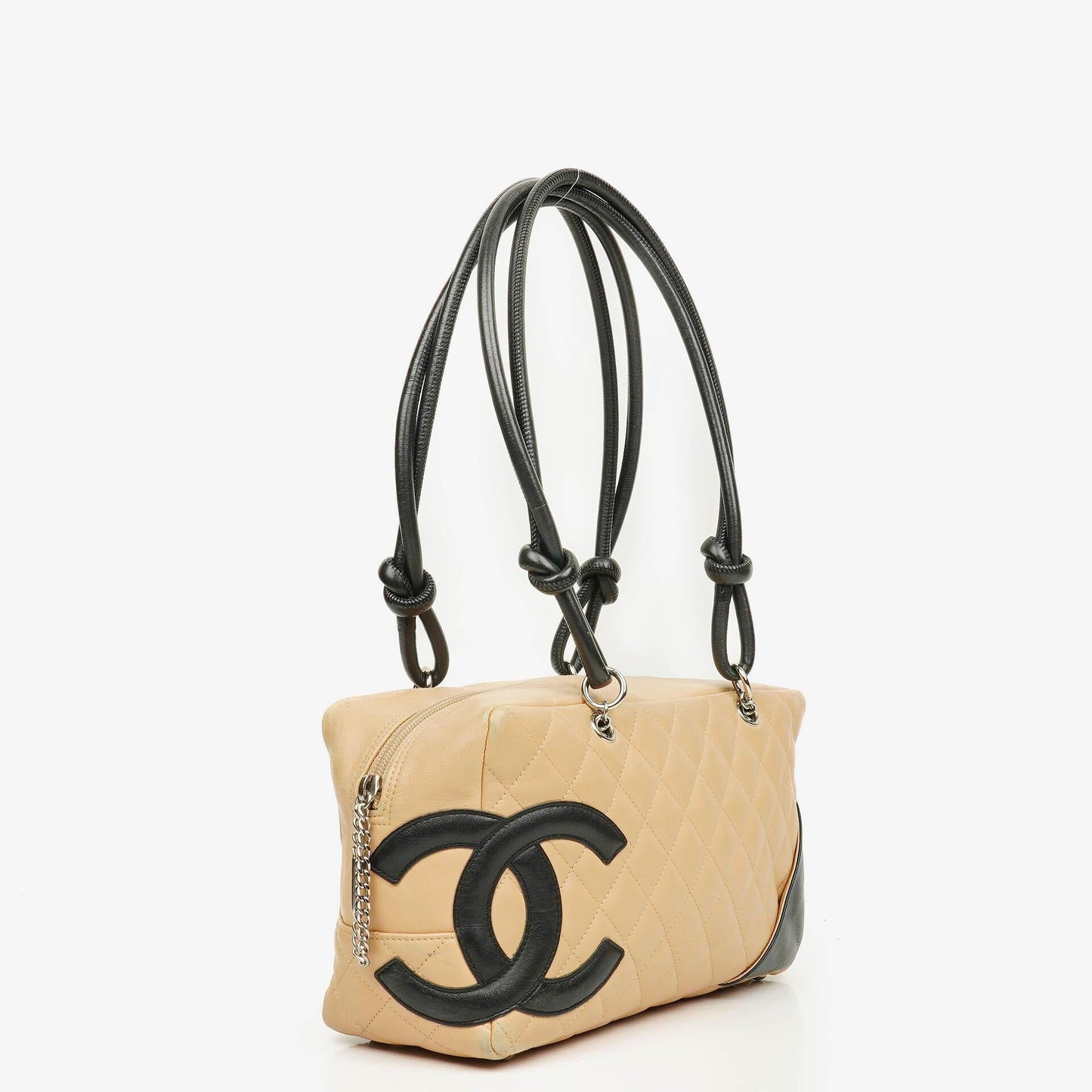 Chanel Quilted Leather Ligne Cambon Shoulder Bag