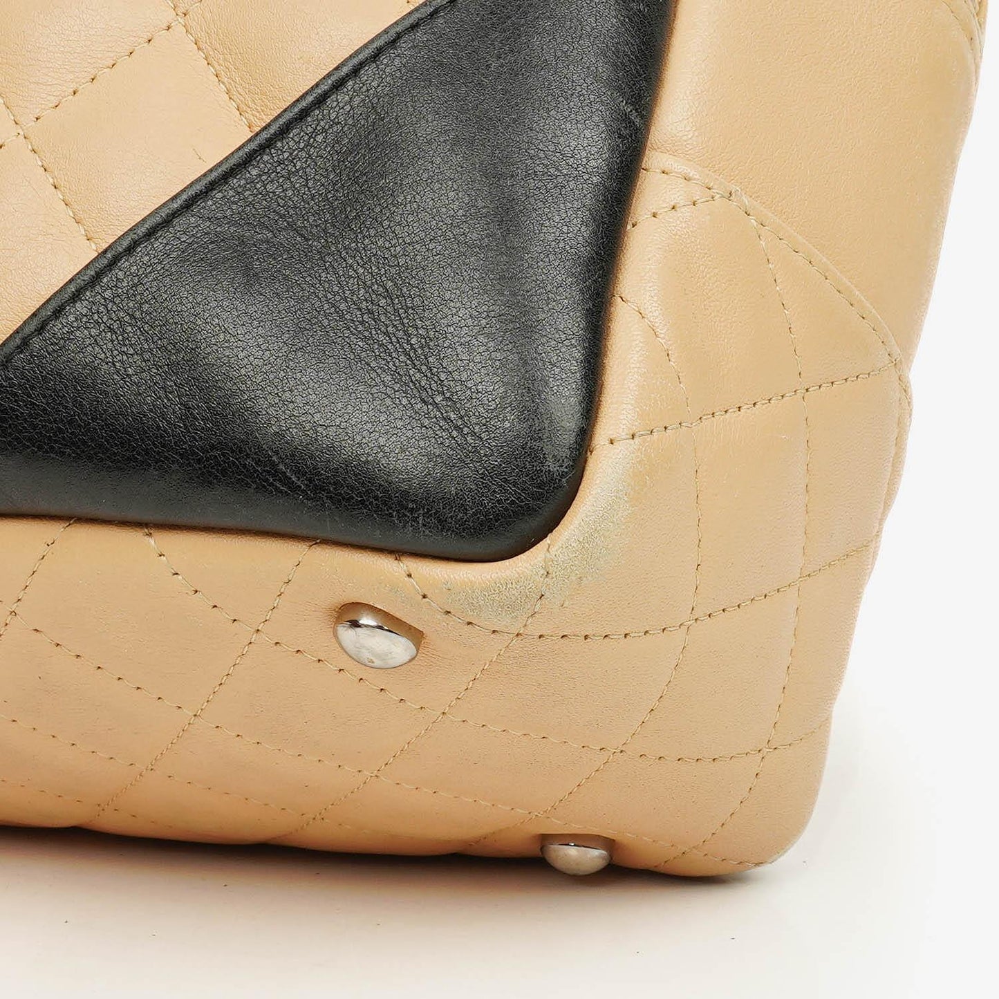 Chanel Quilted Leather Ligne Cambon Shoulder Bag