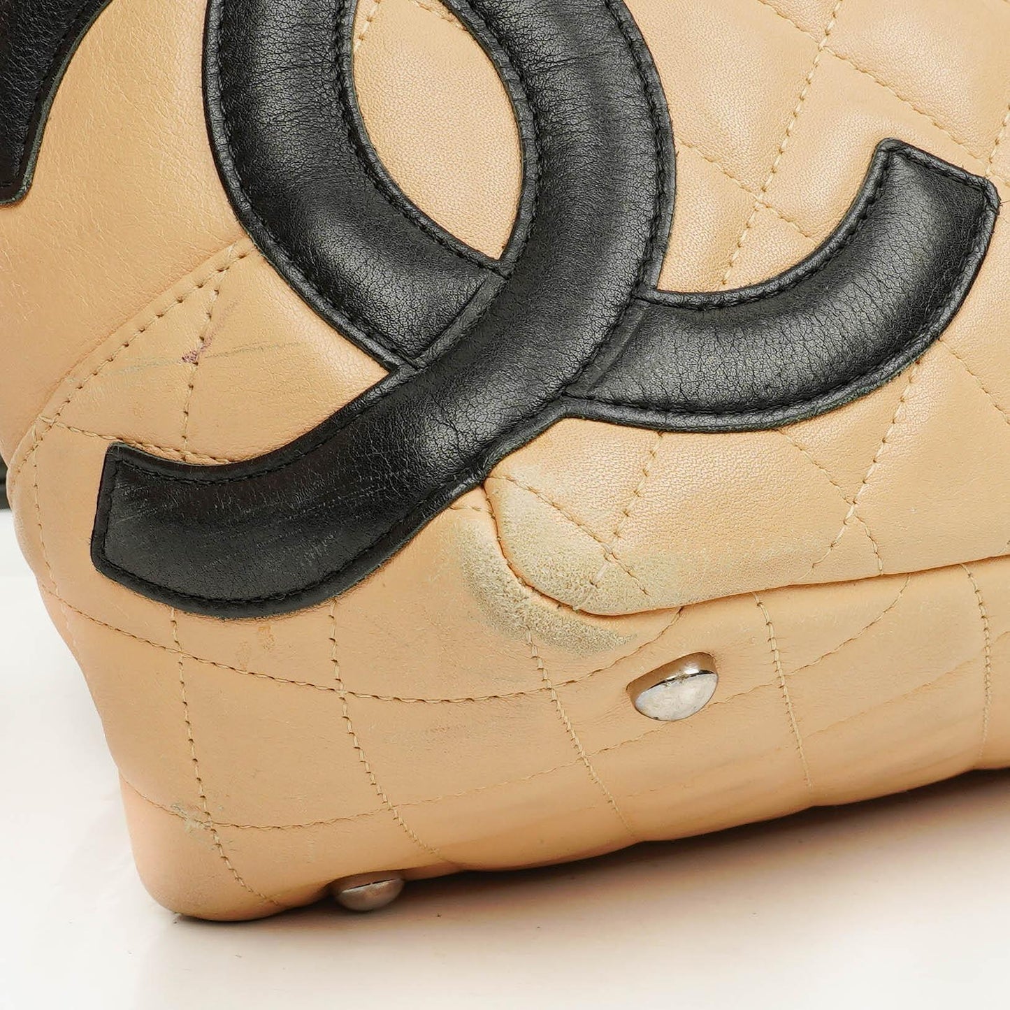 Chanel Quilted Leather Ligne Cambon Shoulder Bag