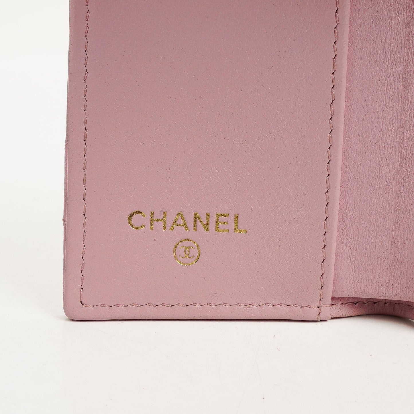 Chanel Quilted Pink Chanel 19 Small Flap Wallet