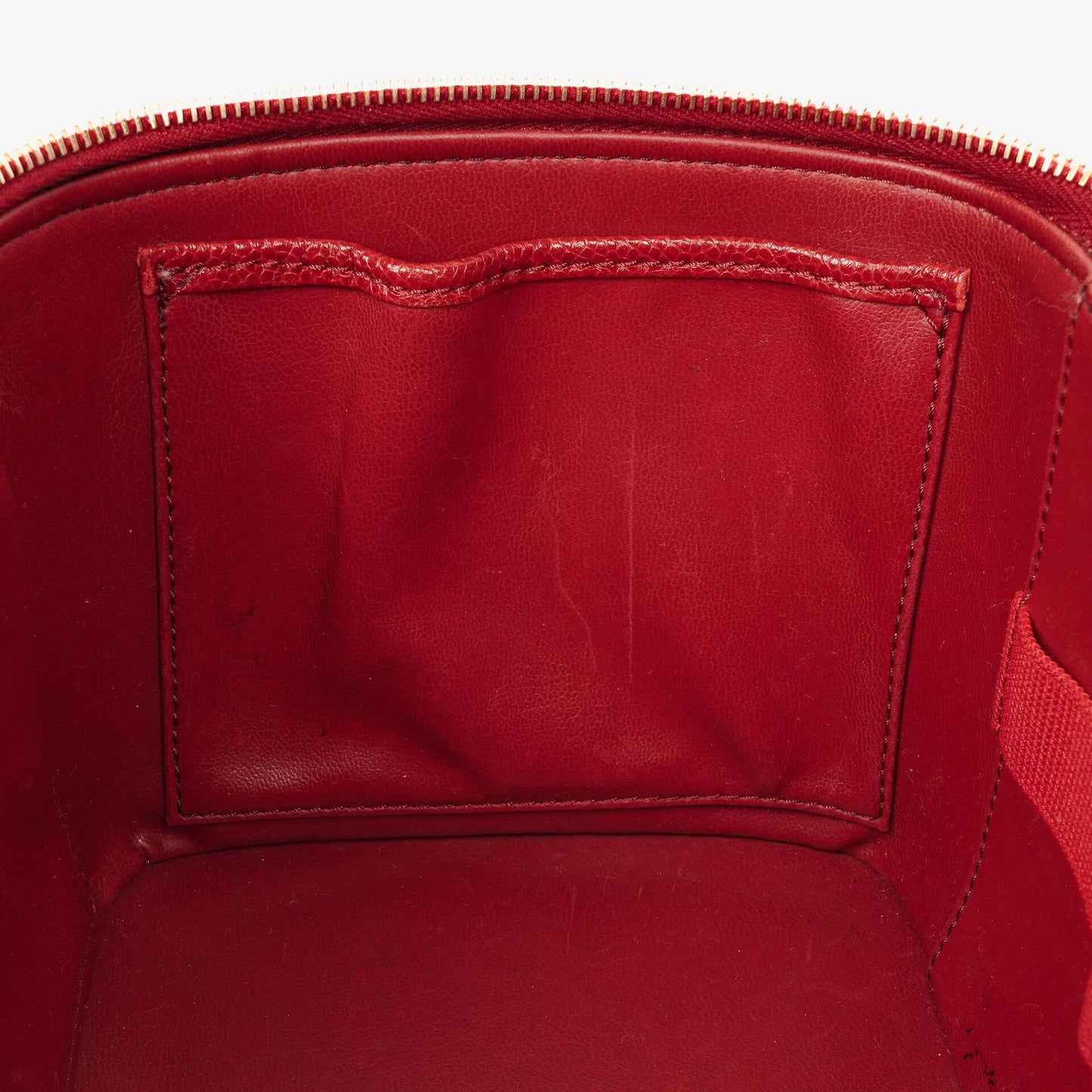 Chanel Red Caviar Leather Vanity Case