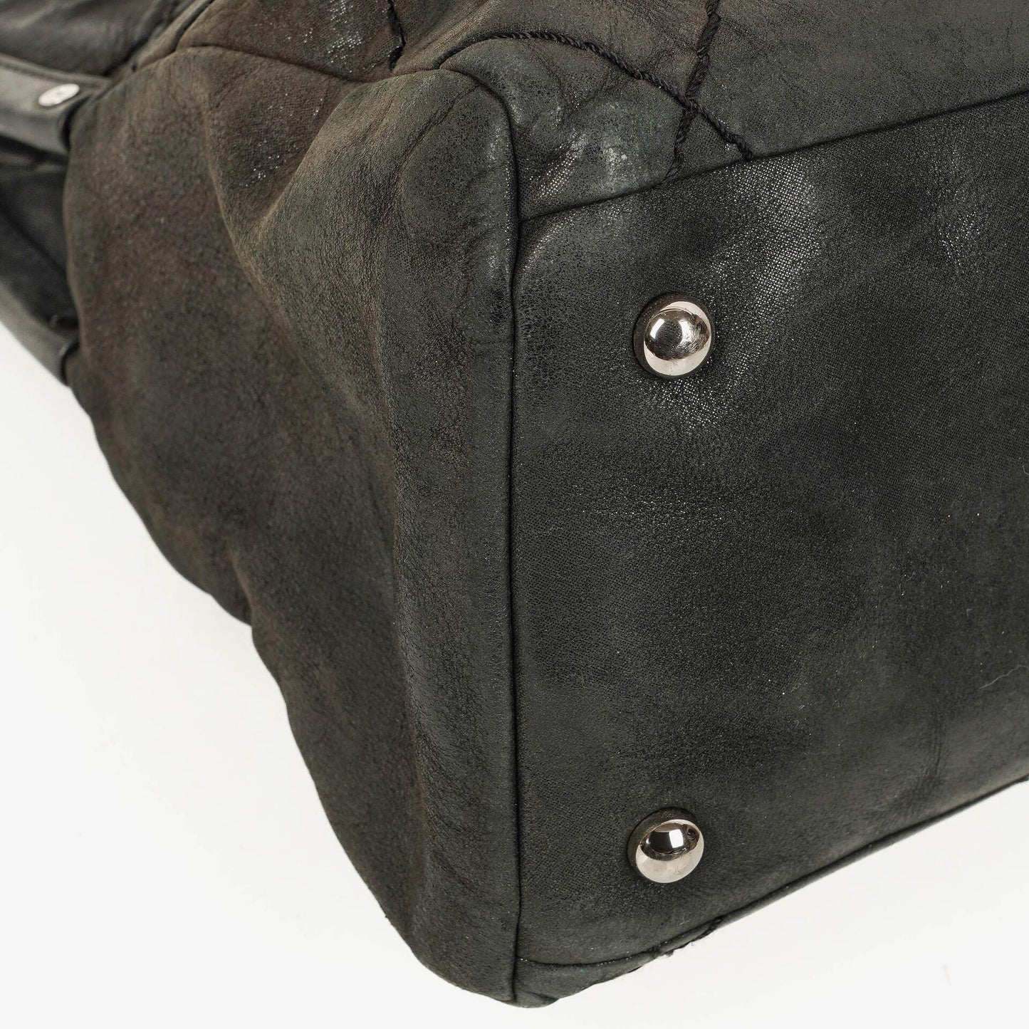 Chanel Sea Hit Medium Black Quilted Iridescent Calfskin Shoulder Bag