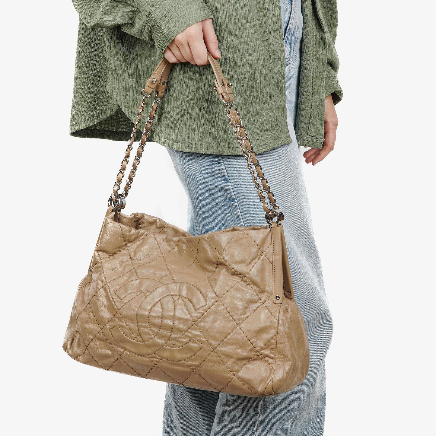 Chanel Sea Hit Small Calfskin Tote Bag