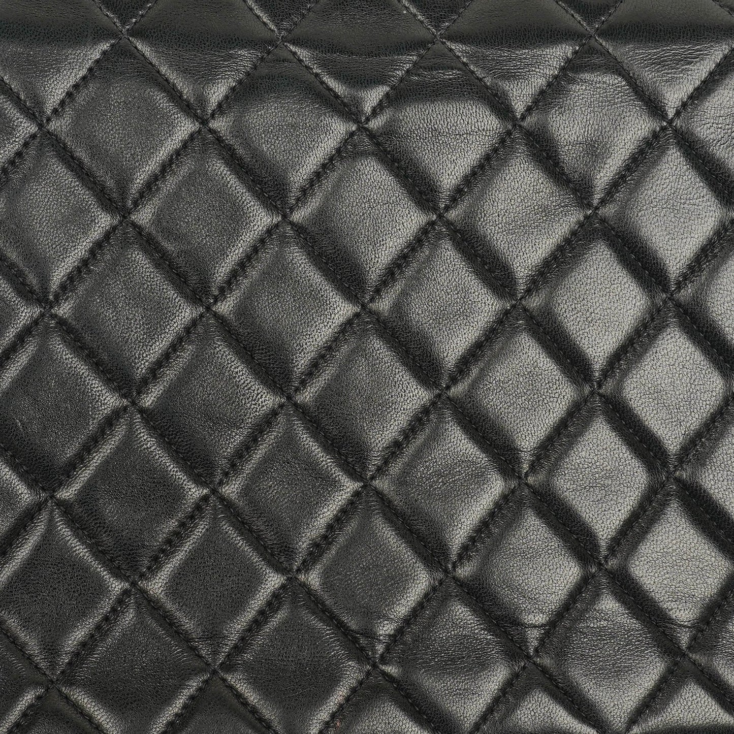 Chanel Single Flap Bag Black Quilted Leather With 24K Gold-Plated Hardware