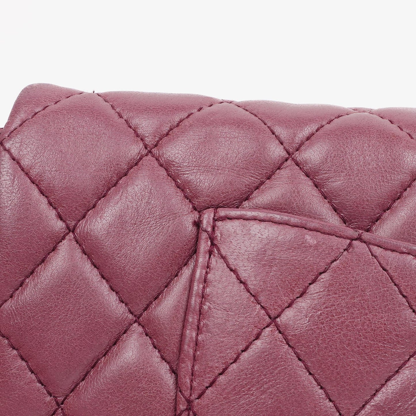 Chanel Single Flap Bag Quilted Lambskin Silver Toned Hardware