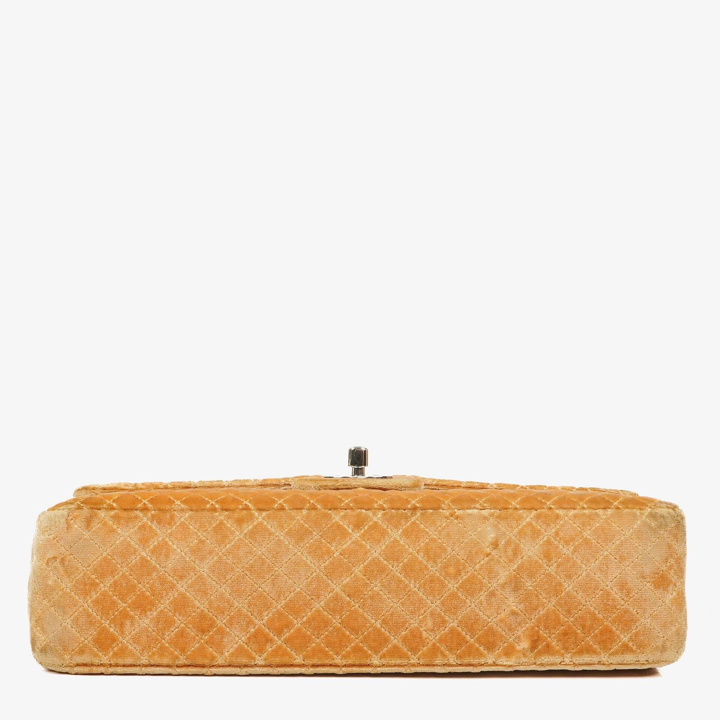 Chanel Single Flap Quilted Velvet Shoulder Bags With Silver-Tone Hardware
