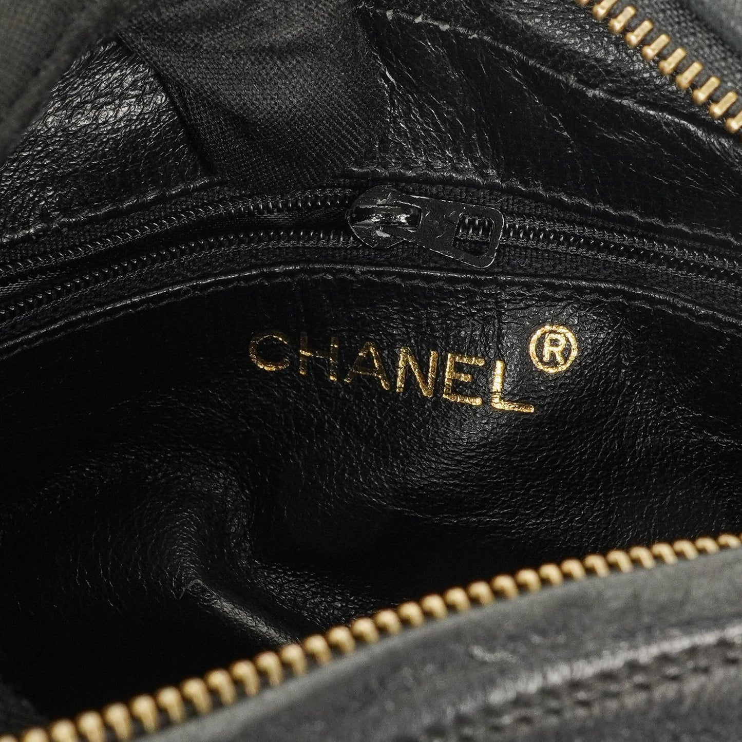 Chanel Small Camera Tassel Black Leather Crossbody Bag