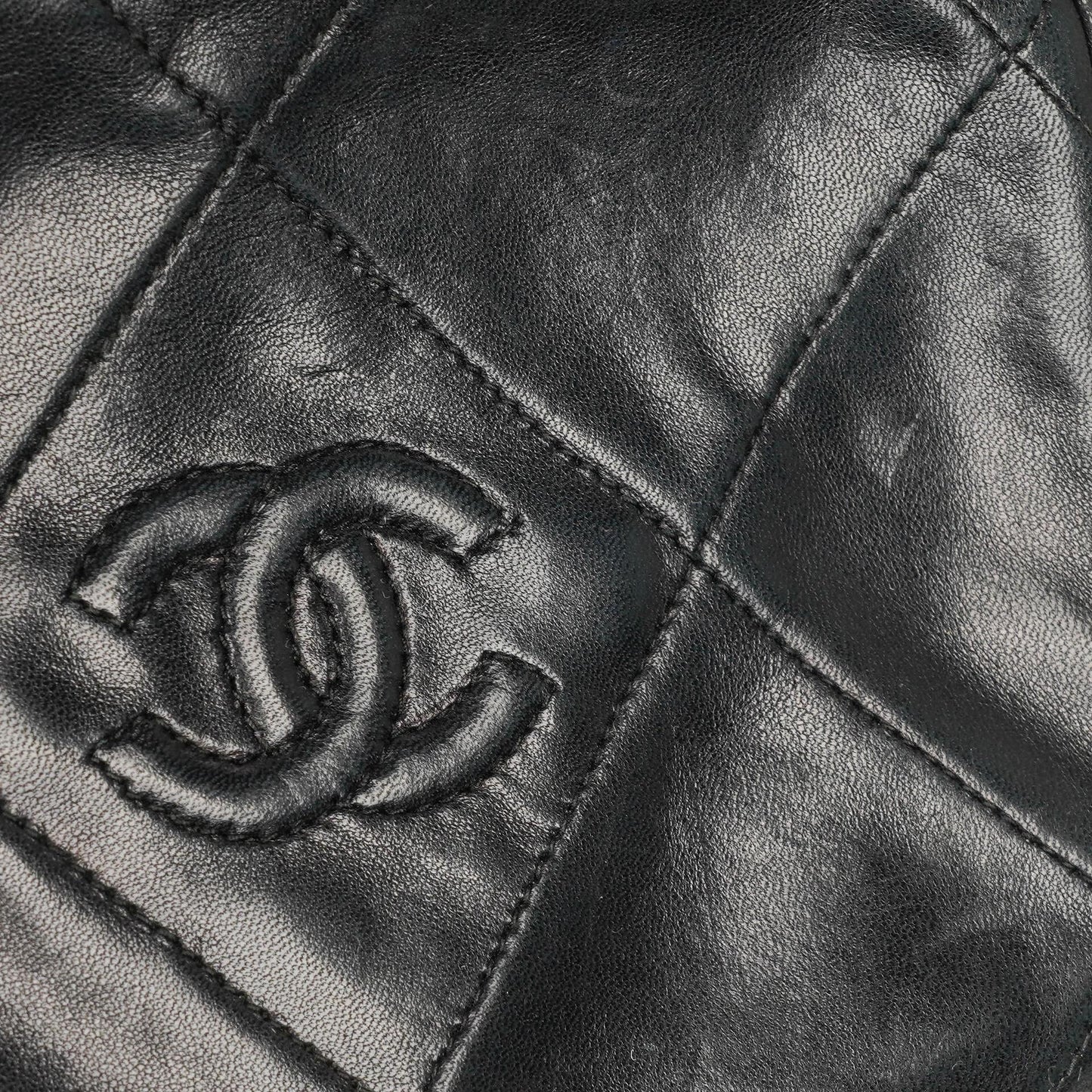Chanel Small Camera Tassel Black Leather Crossbody Bag