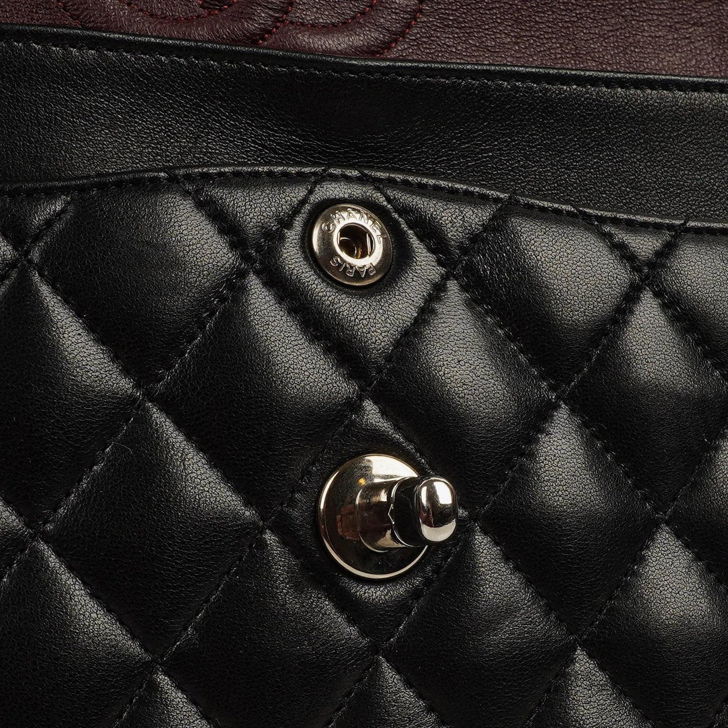 Chanel Small Classic Black Quilted Lambskin Double Flap Bag With Silver-Tone Hardware