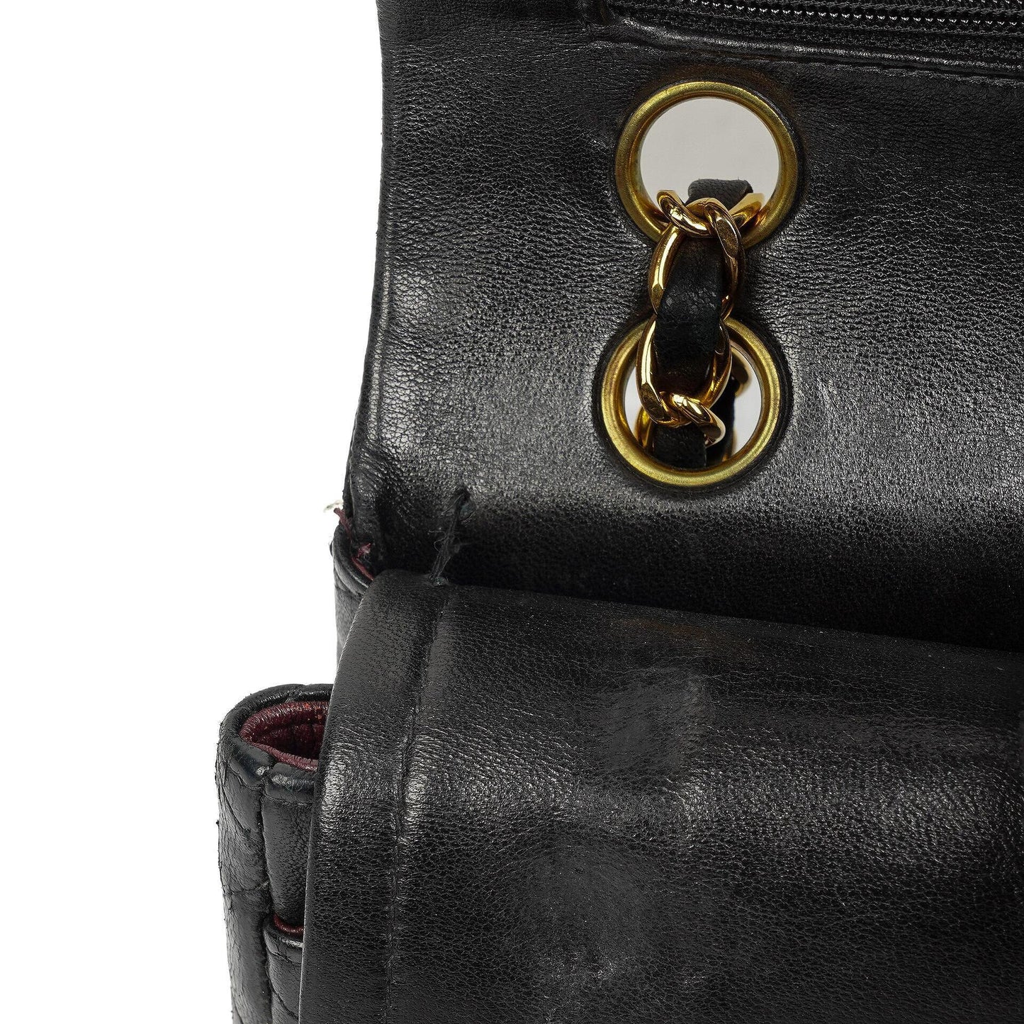Chanel Small Classic Double Flap Bag in Black Lambskin with 24K Gold-Plated Hardware