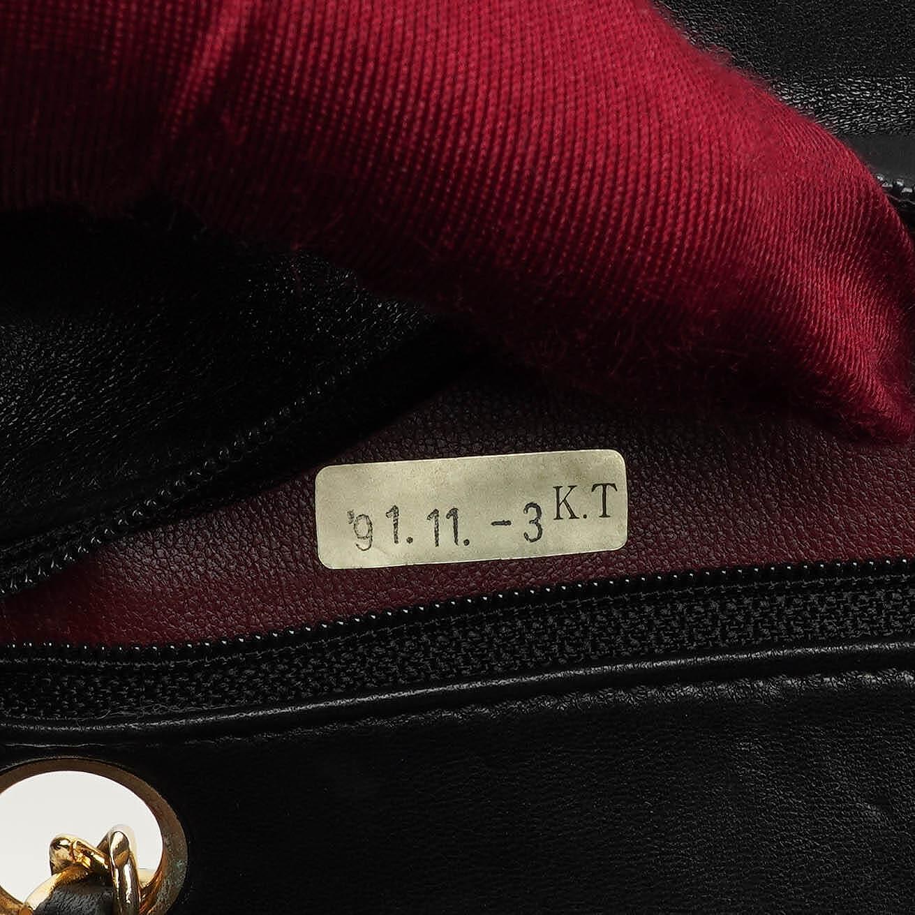 Chanel Small Classic Double Flap Bag In Black Quilted Lambskin With 24K Gold-Plated Hardware