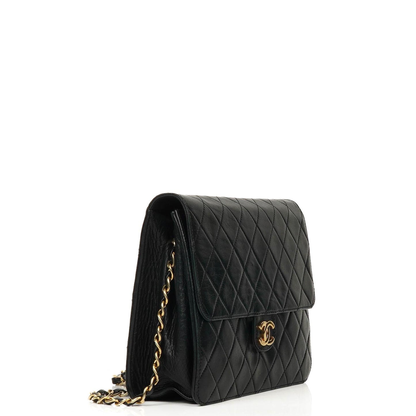 Chanel Small Classic Lambskin Flap Bag With 24K Gold-Plated Hardware