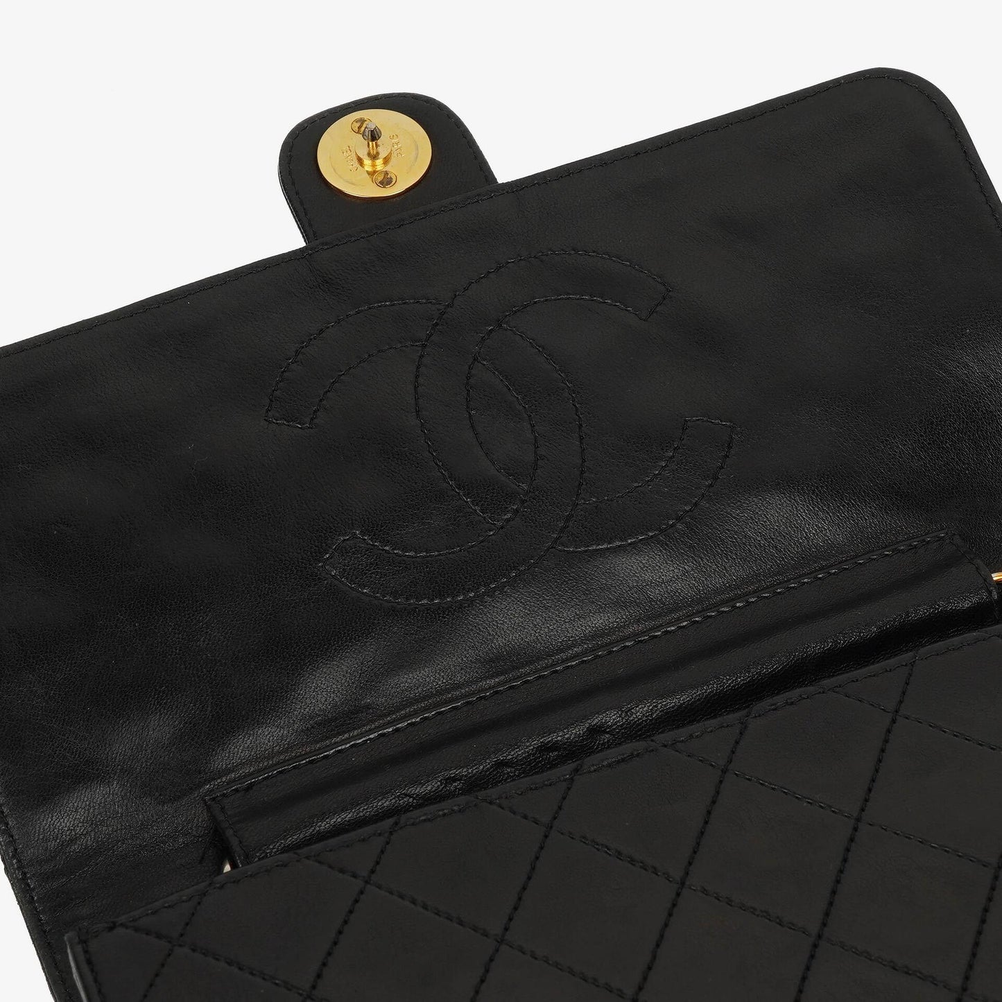 Chanel Small Classic Lambskin Flap Bag With Gold-Tone Hardware