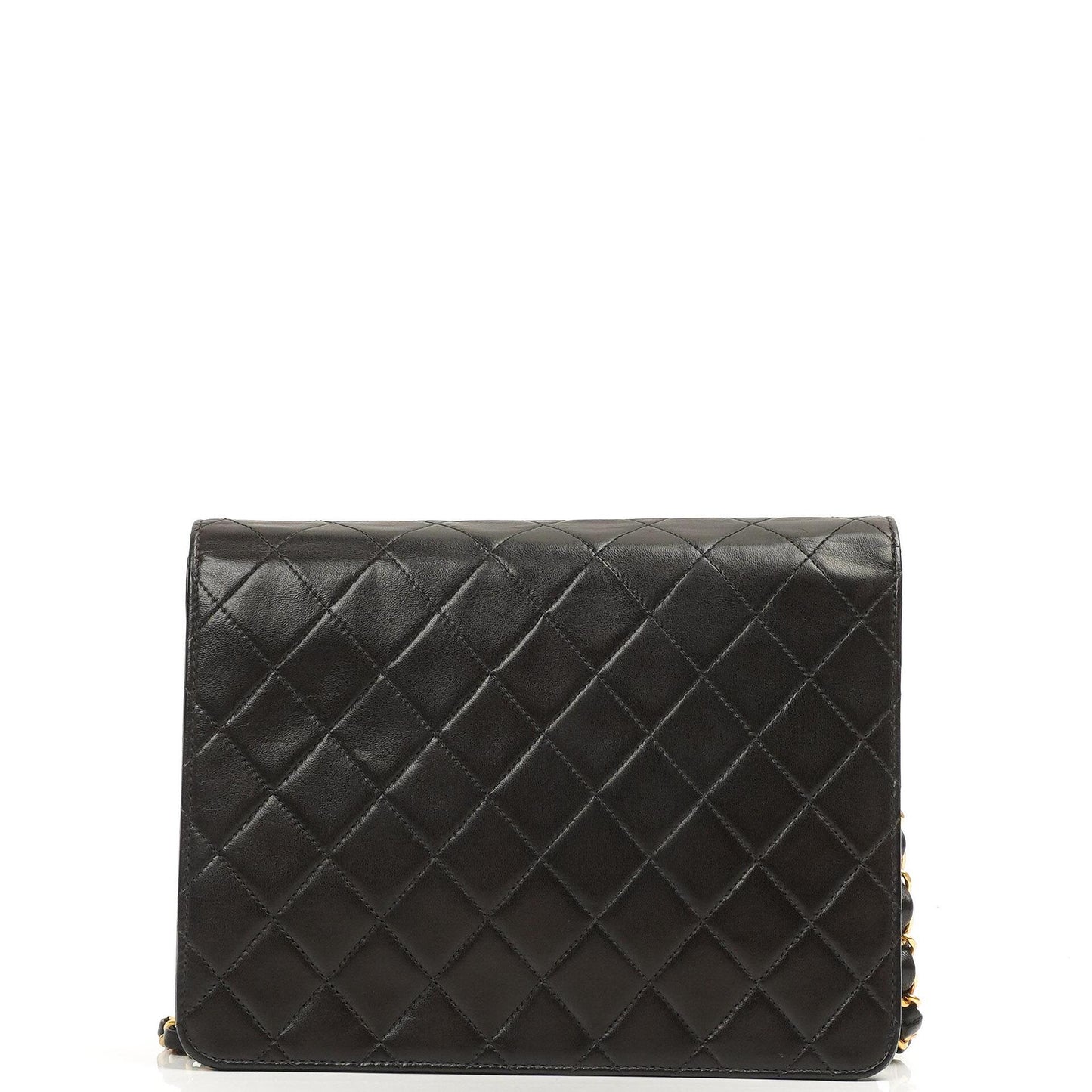 Chanel Small Classic Single Flap Bag Black Quilted Lambskin 24K Gold-Plated Hardware