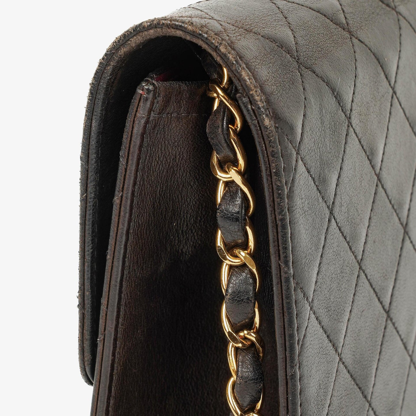 Chanel Small Classic Single Flap Bag In Black Quilted Lambskin With 24K Gold-Plated Hardware