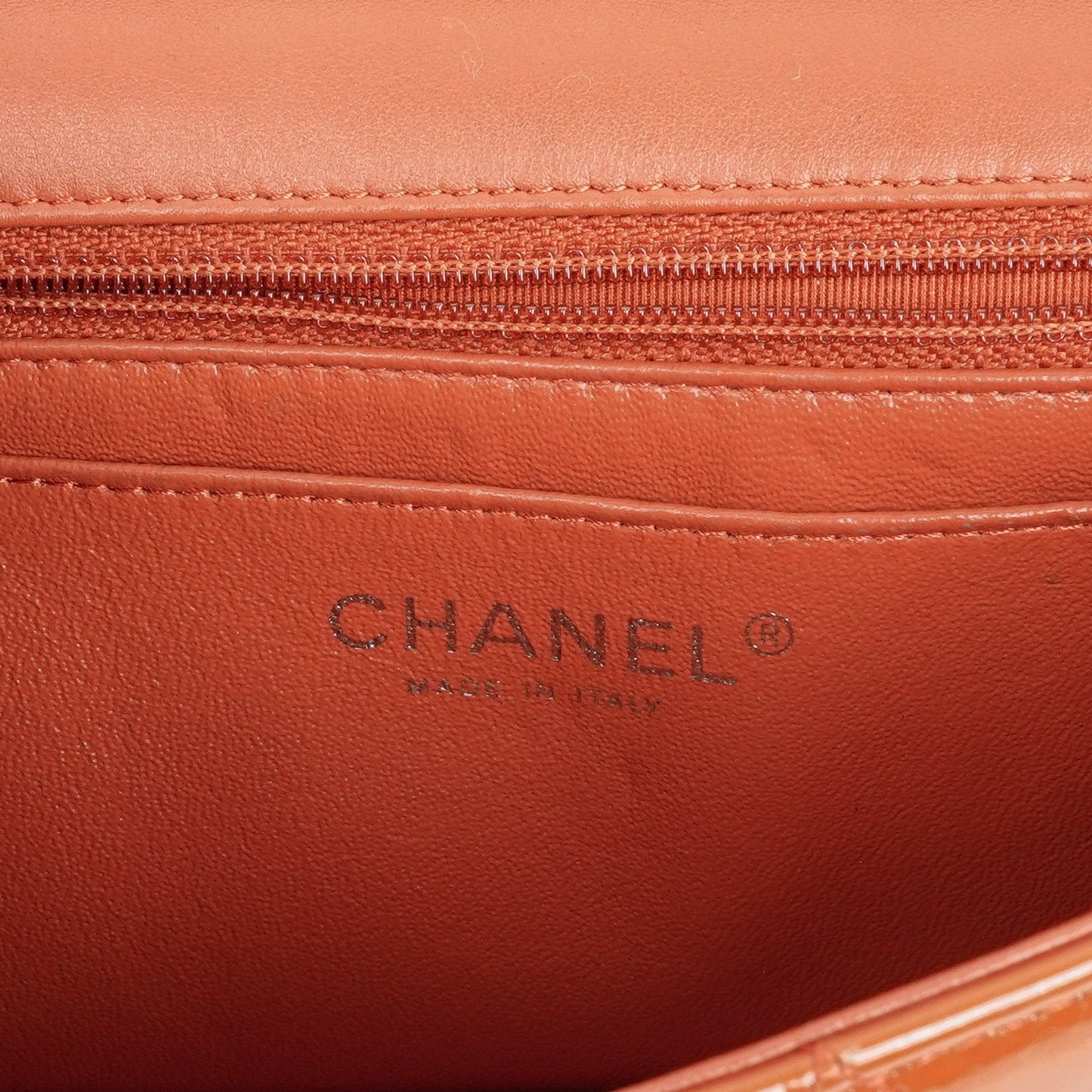 Chanel Small Classic Single Flap Bag Quilted Patent Leather With Silver-Tone Hardware