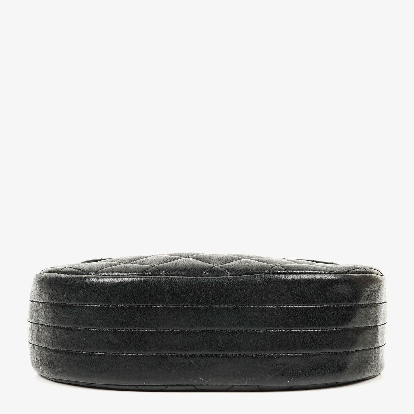 Chanel Maxi CC Logo Black Quilted Lambskin Small Single Flap Bag