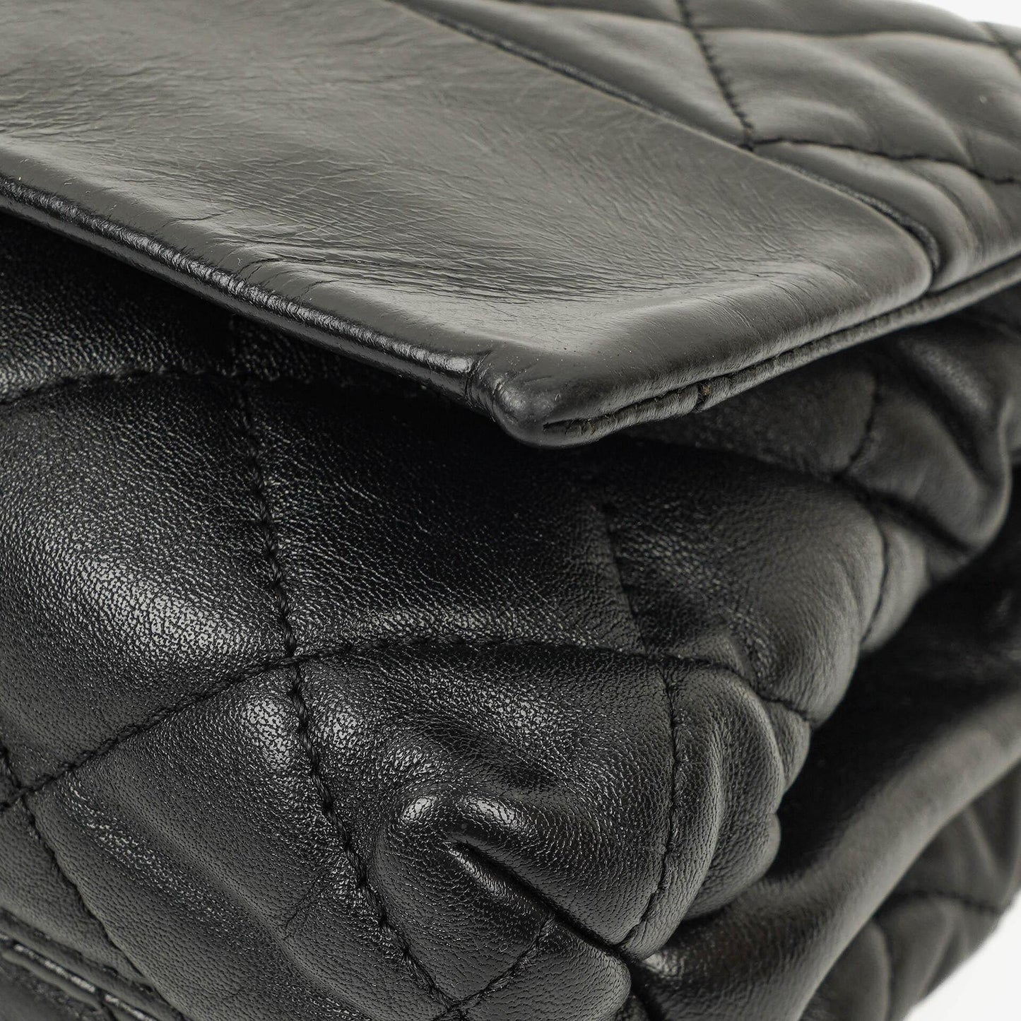 Chanel Soft Elegance Black Calfskin Quilted Flap Bag
