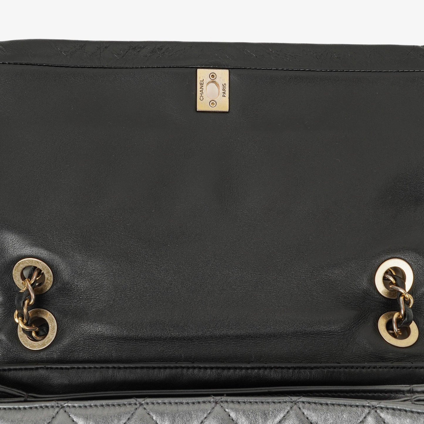 Chanel Soft Elegance Black Calfskin Quilted Flap Bag