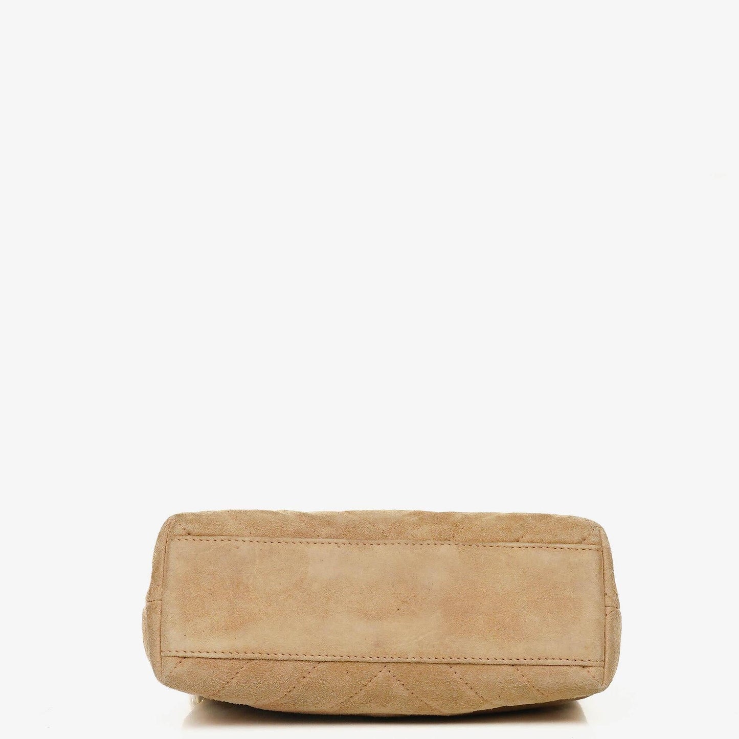 Chanel Suede Chevron Quilted Tassel Camera Bag