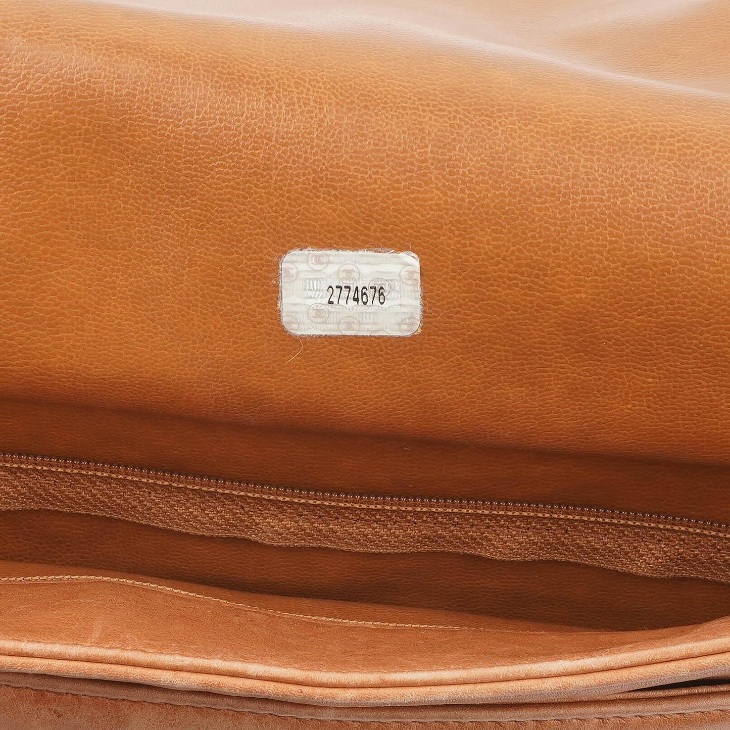 Chanel Triple CC Brown Leather Shopping Tote