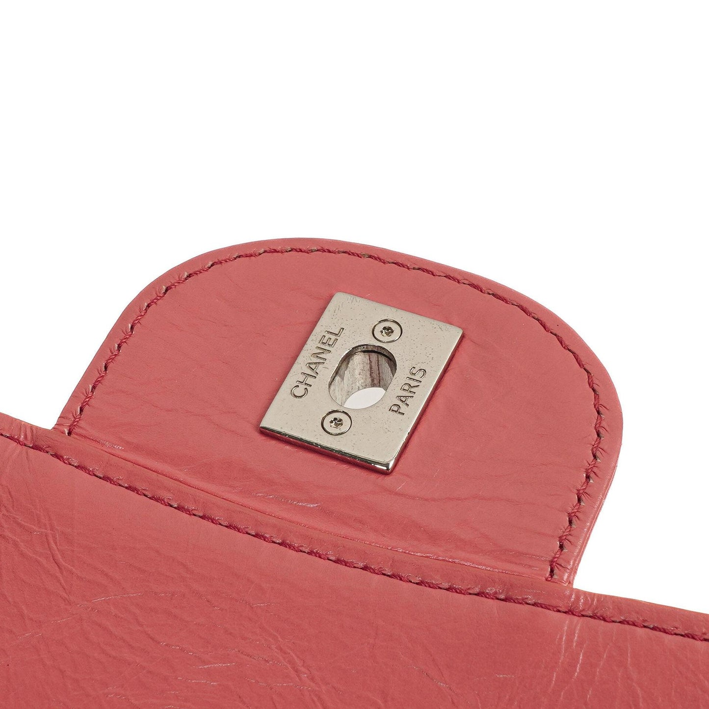 Chanel Vanity Shoulder bag In Crinkled Pink Quilted Calfskin And Clear PVC, 2017-2018