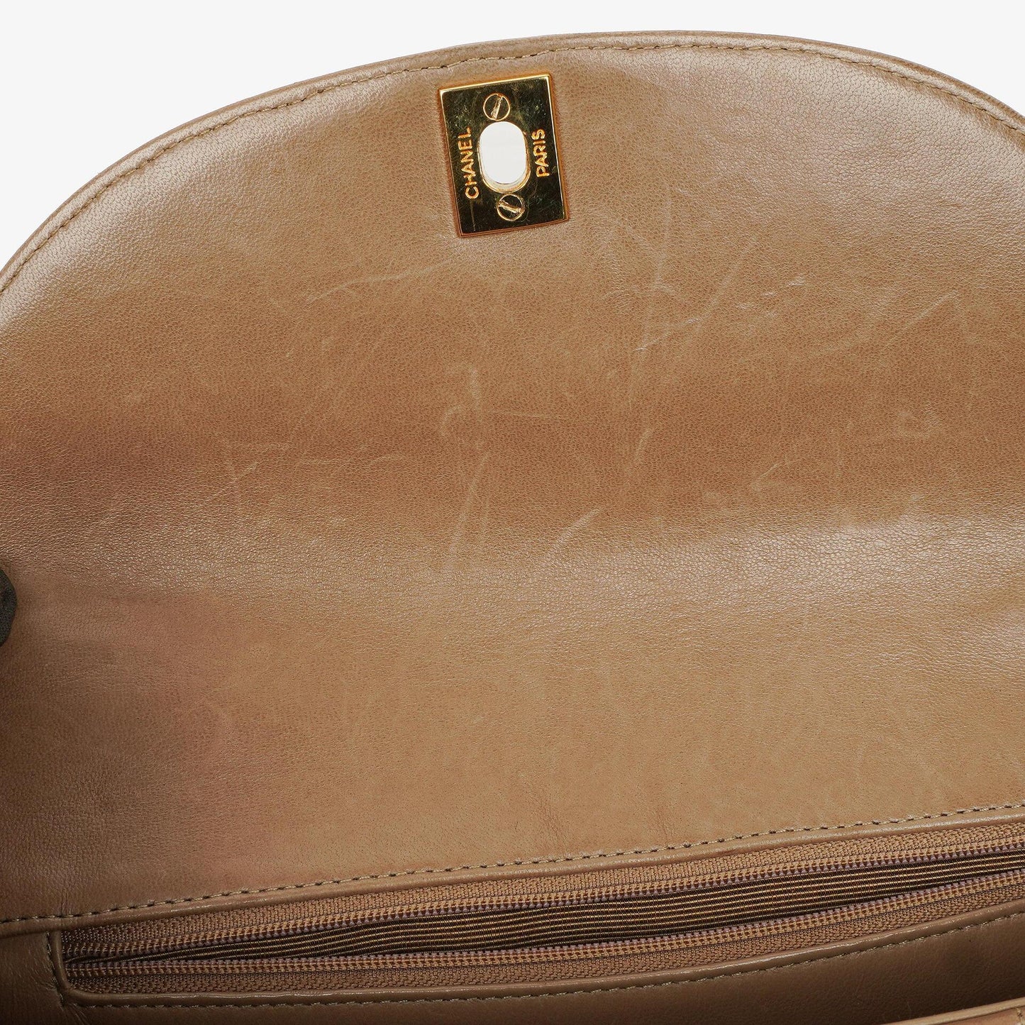 Chanel Vertical Quilted Lambskin Single Flap Diana Bag With 24K Gold-Plated Hardware