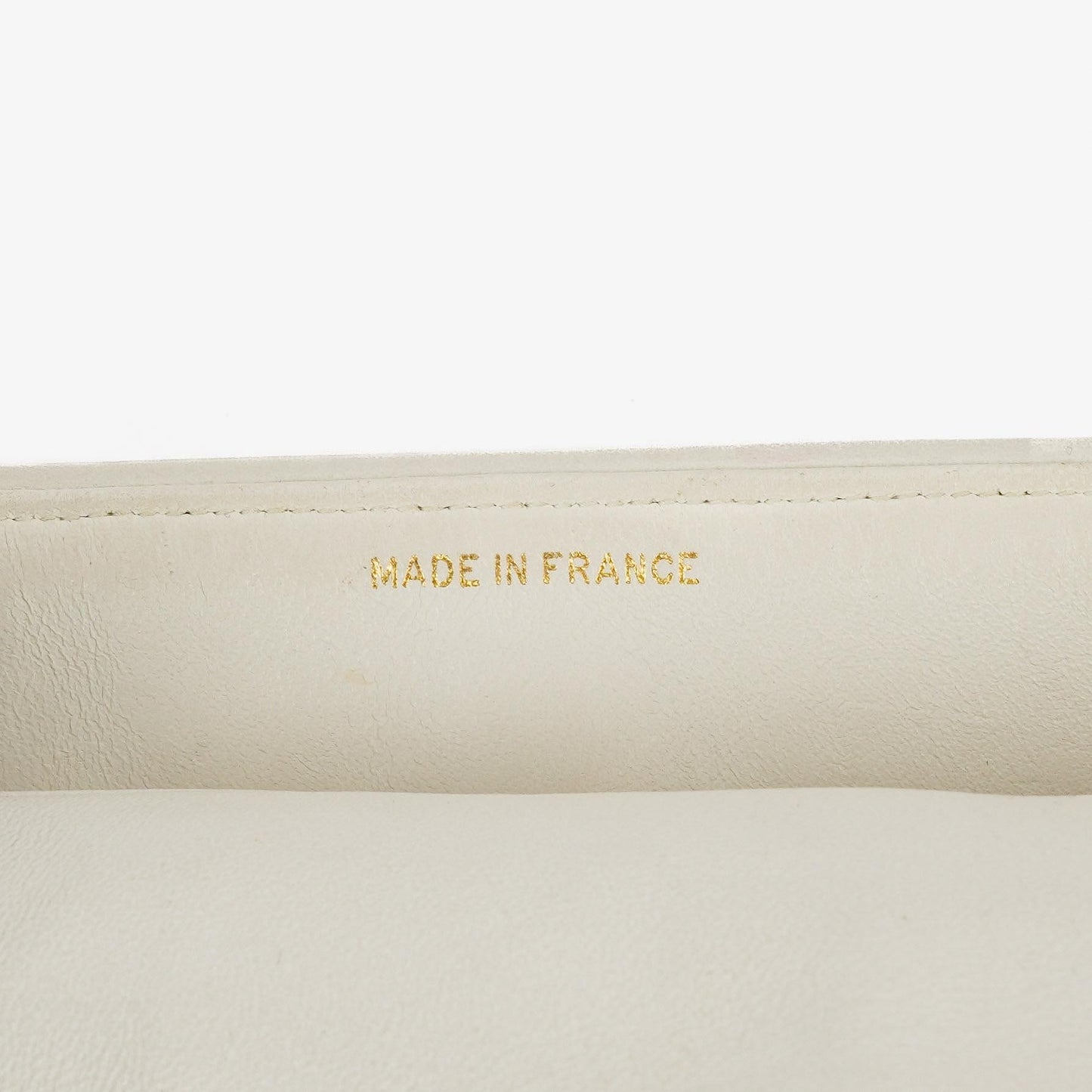 Chanel White Horizontal Quilted Small Double Flap Bag With 24K Gold-Plated Hardware