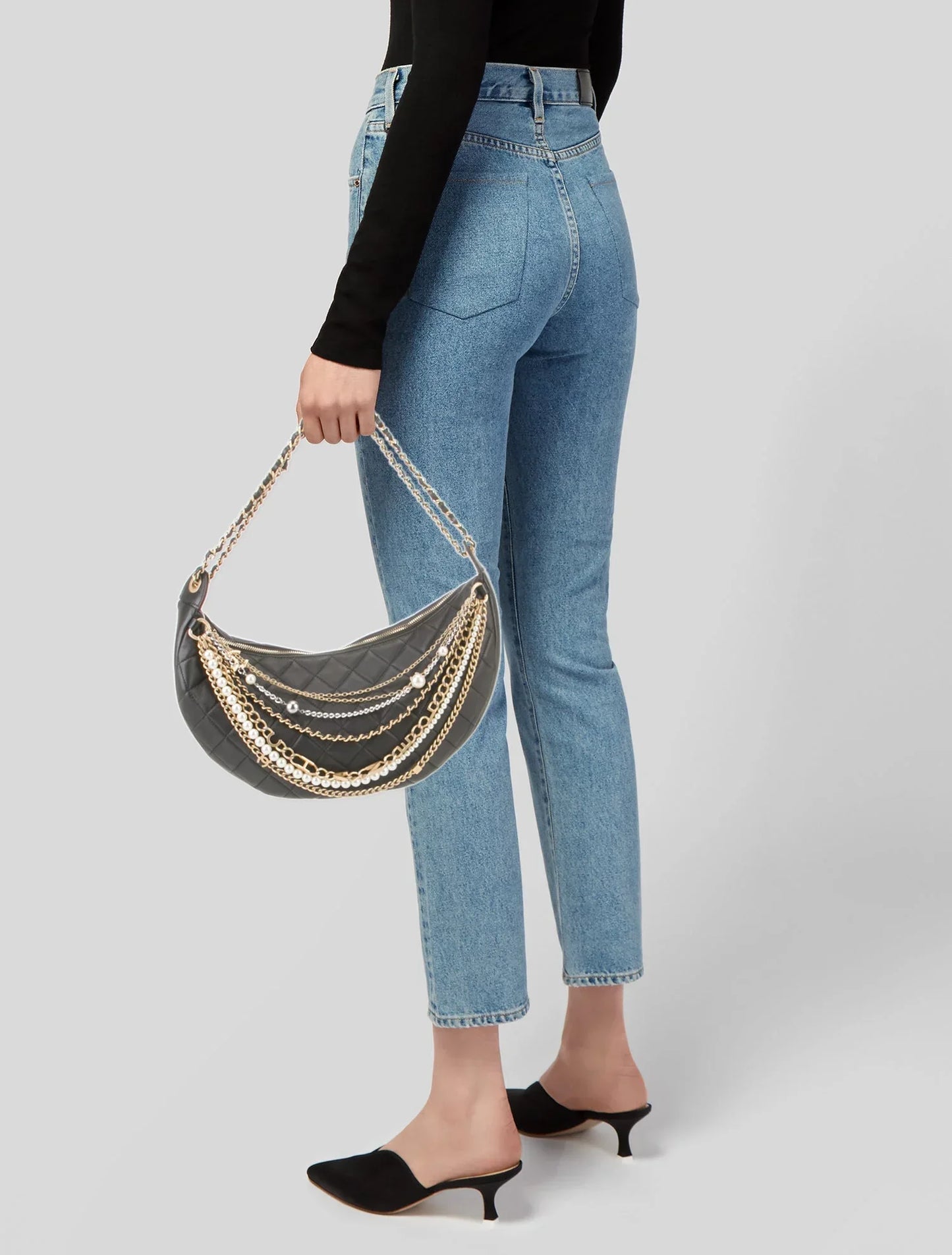 CHANEL HOBO ALL ABOUT CHAINS BAG