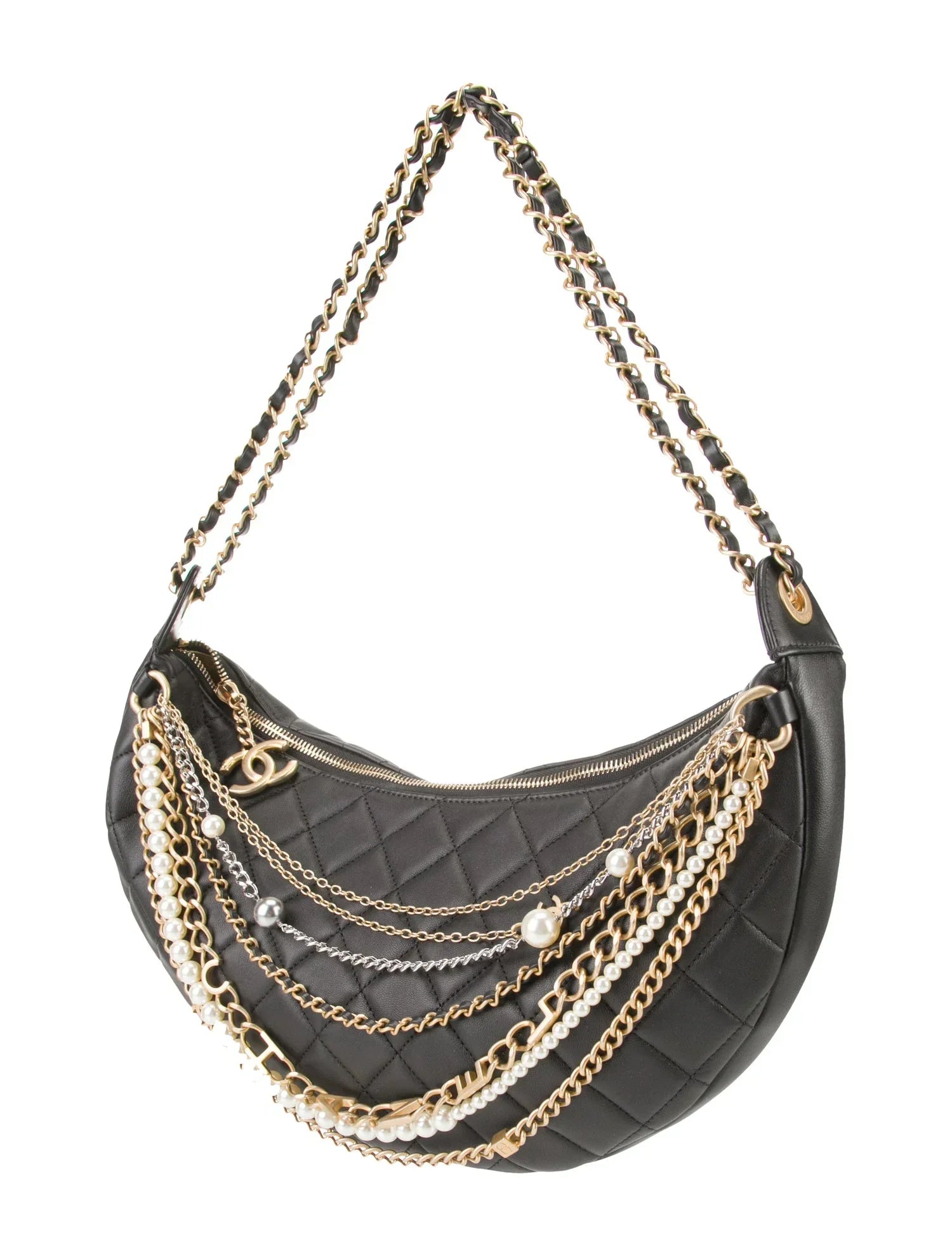 CHANEL HOBO ALL ABOUT CHAINS BAG
