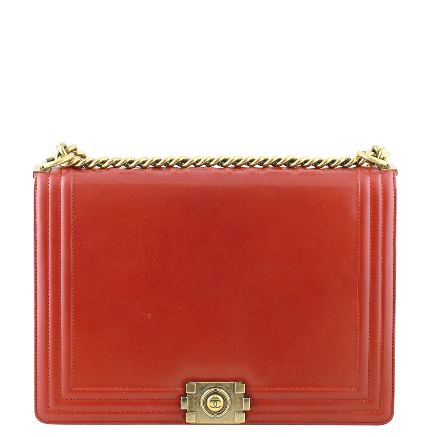 Chanel Boy Large | Red 15 Series